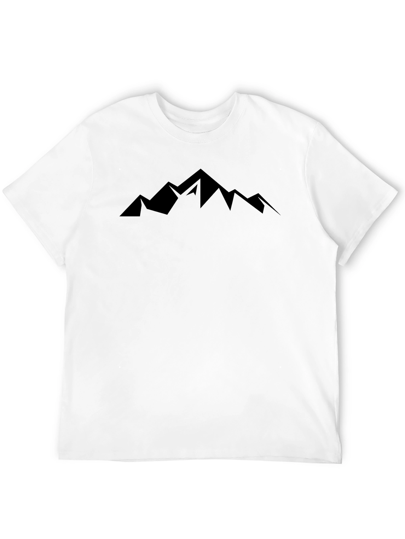 Mens Black Mountain Graphic Tee