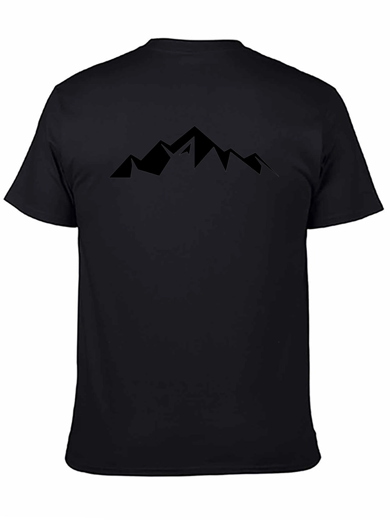 Mens Black Mountain Graphic Tee