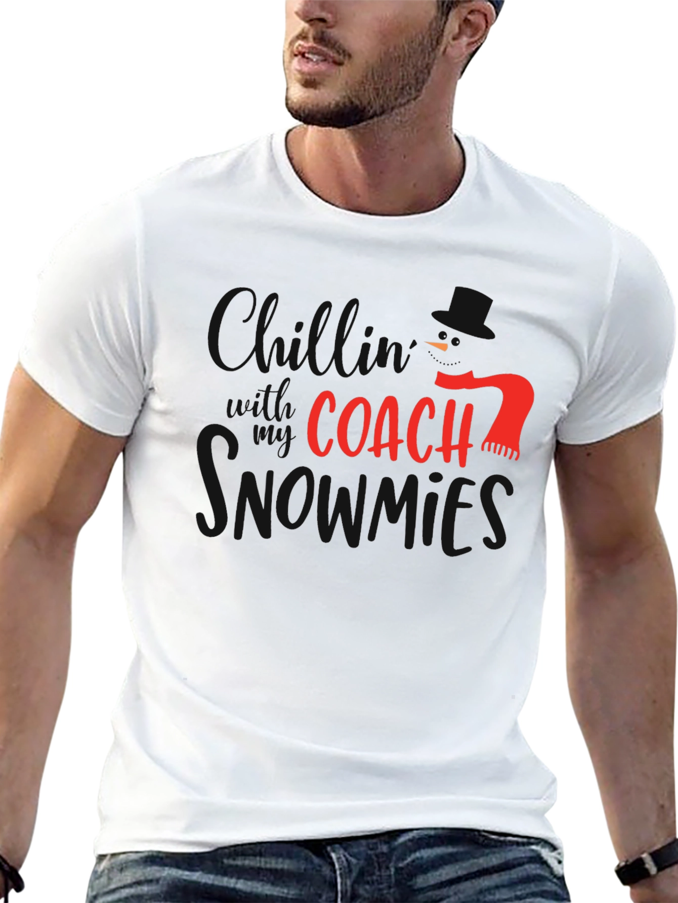Winter Coach T-Shirt - Red Design