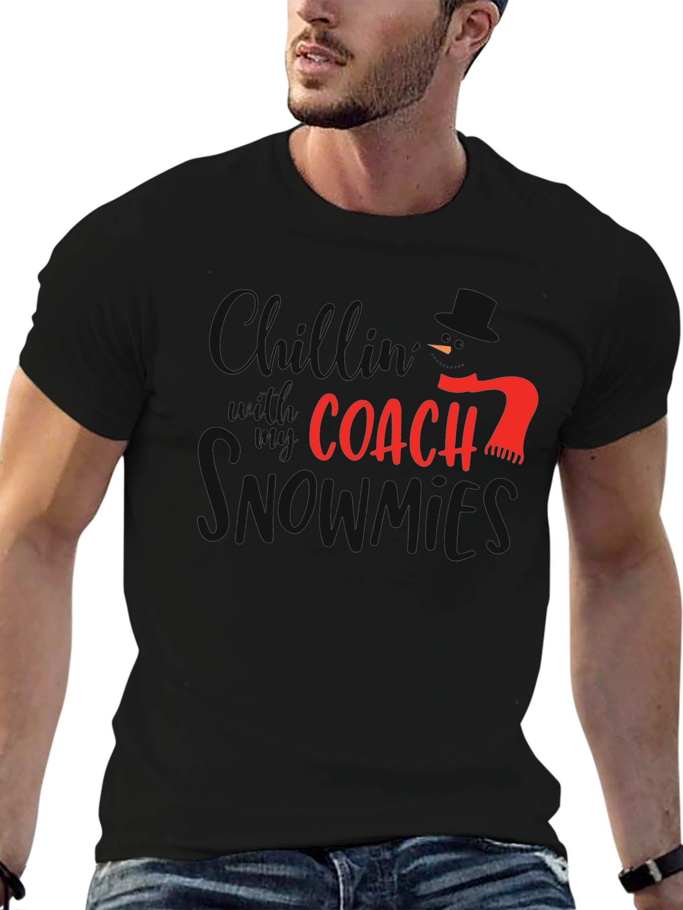 Winter Coach T-Shirt - Red Design