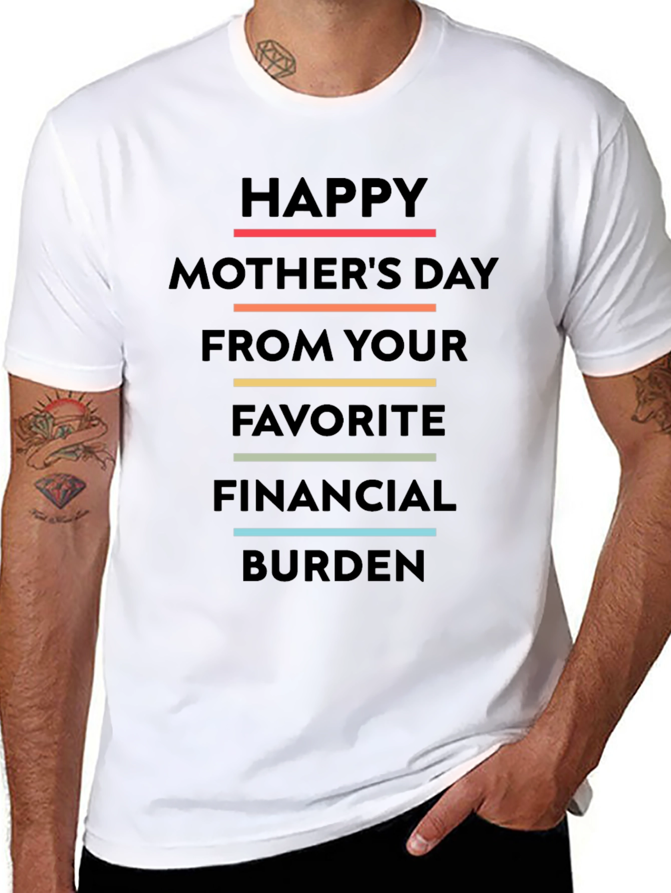 Funny Mothers Day T-Shirt - Favorite Financial Burden
