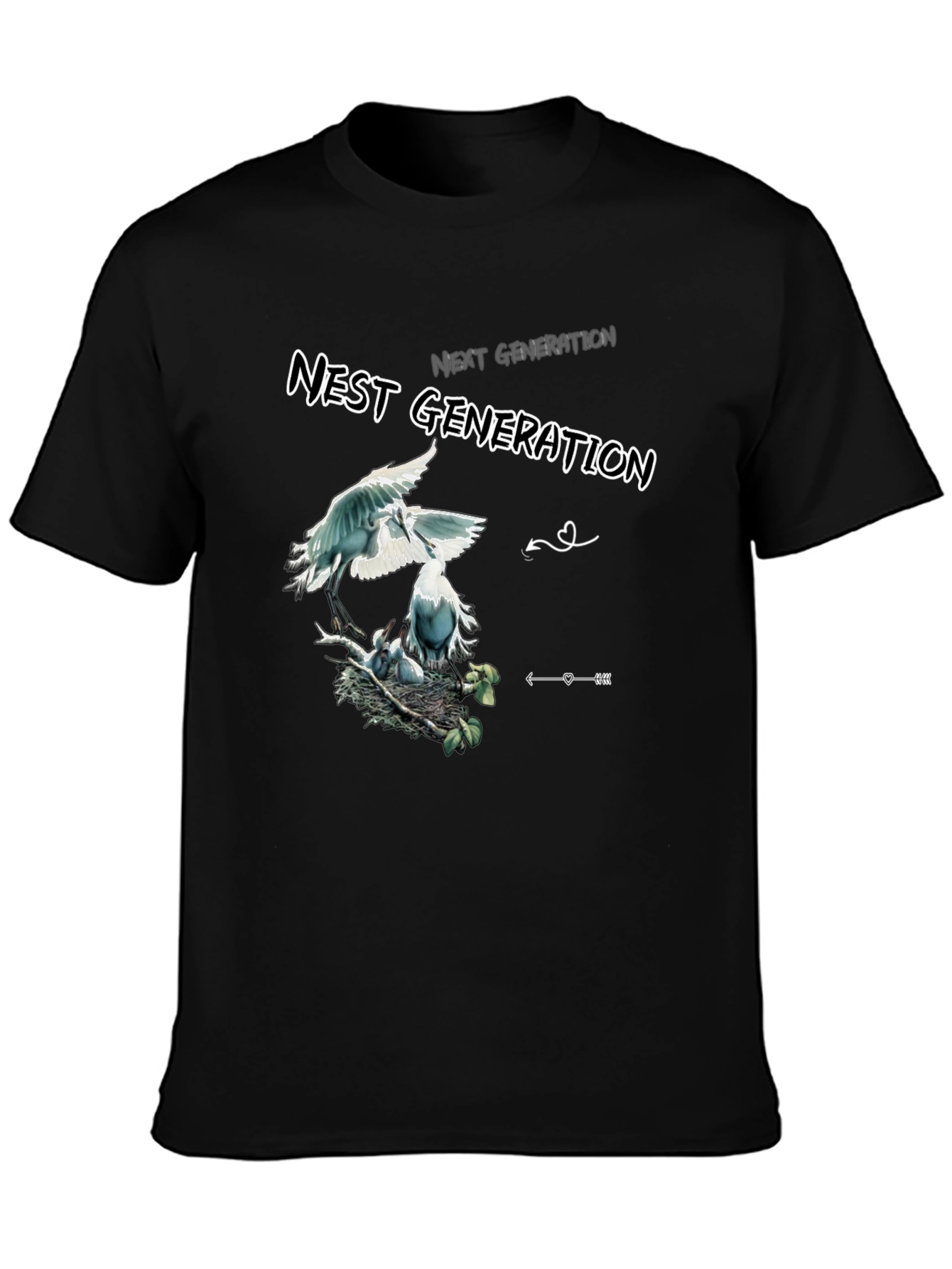Nest Generation Black Graphic Tee