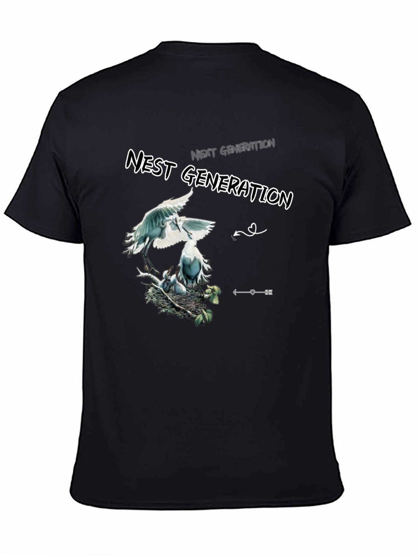 Nest Generation Black Graphic Tee