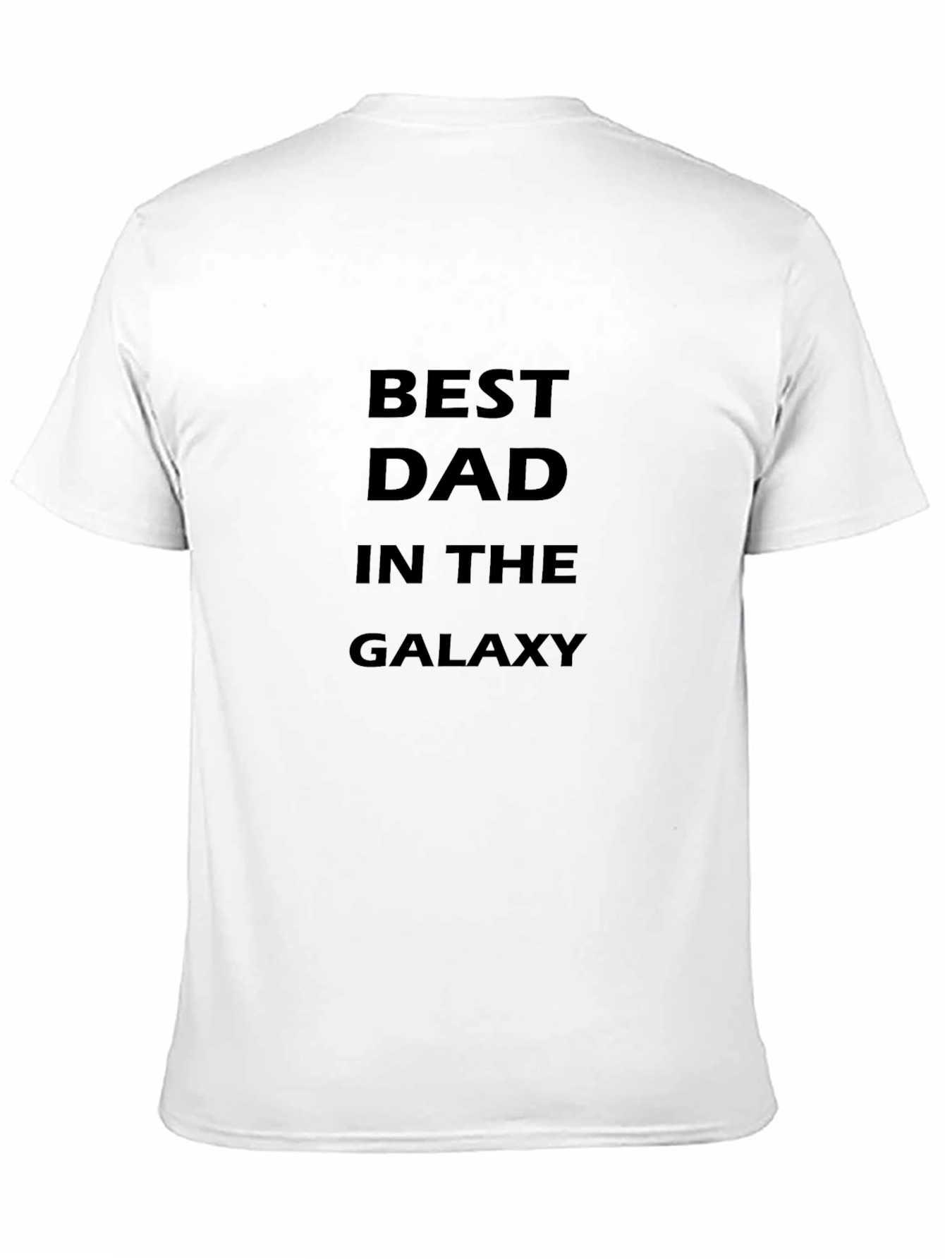 Best Dad in the Galaxy Black T-Shirt