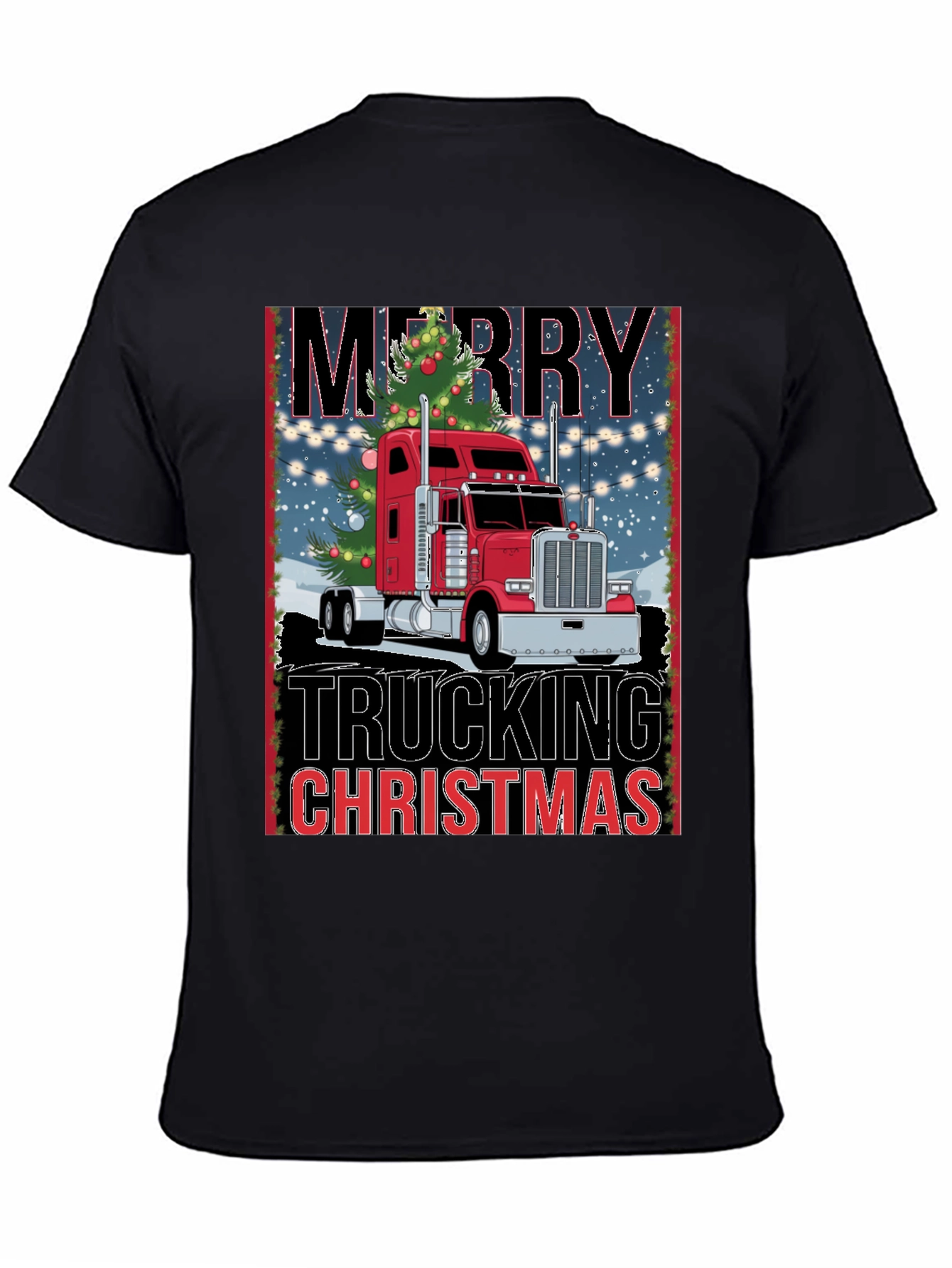 Merry Trucking Christmas T-Shirt