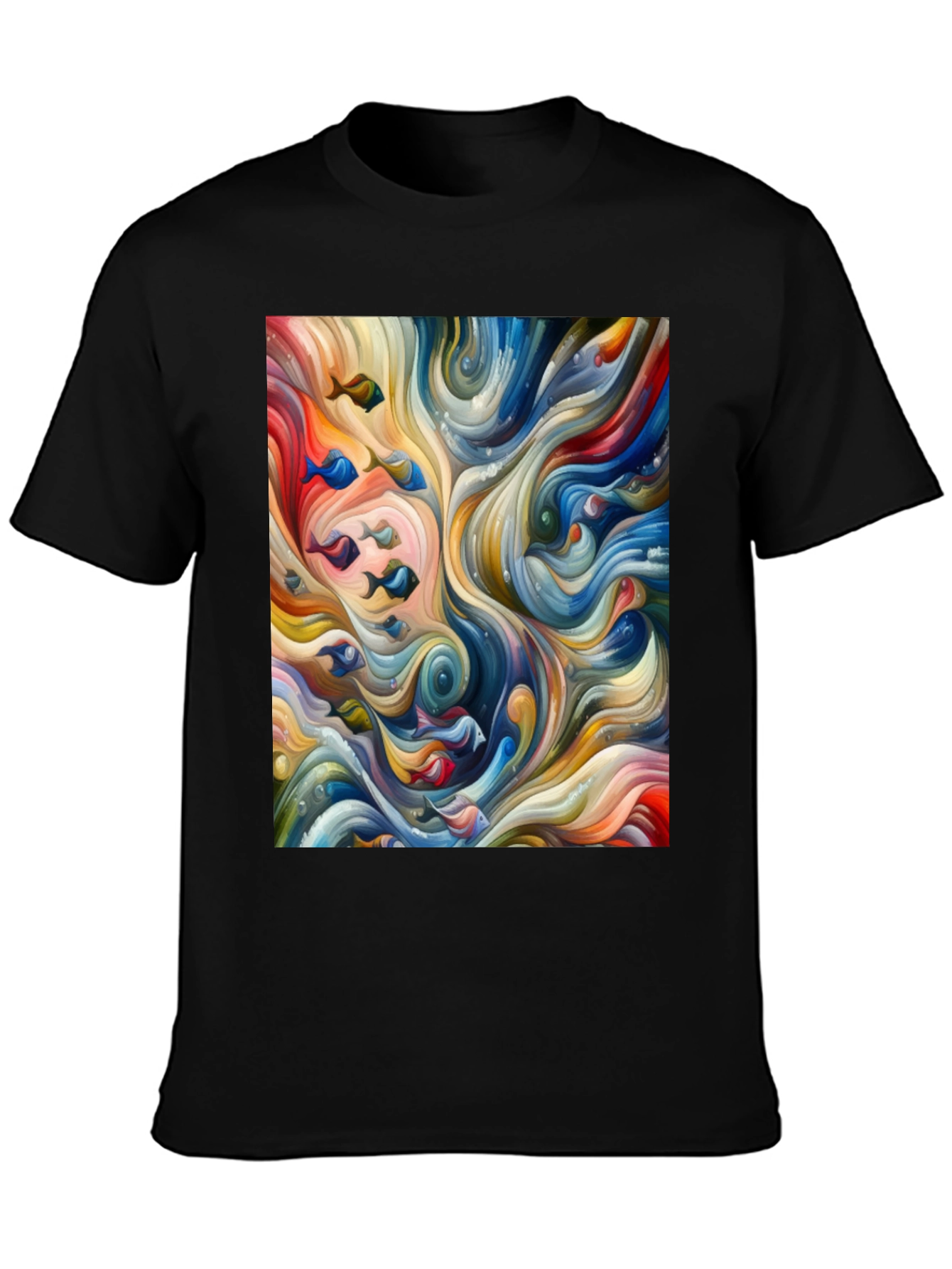 Abstract Fish Flow T-Shirt