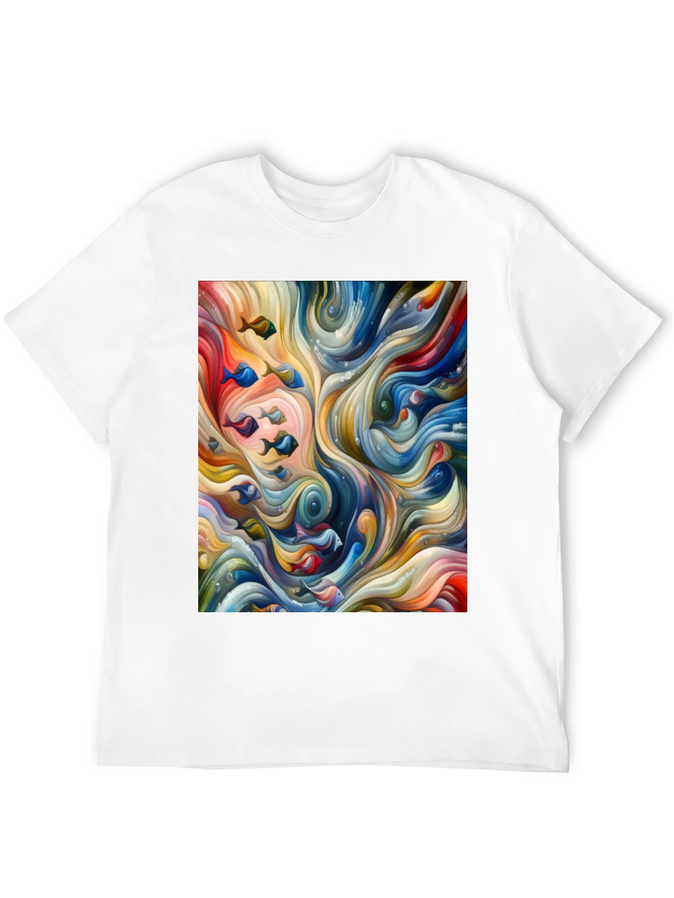 Abstract Fish Flow T-Shirt