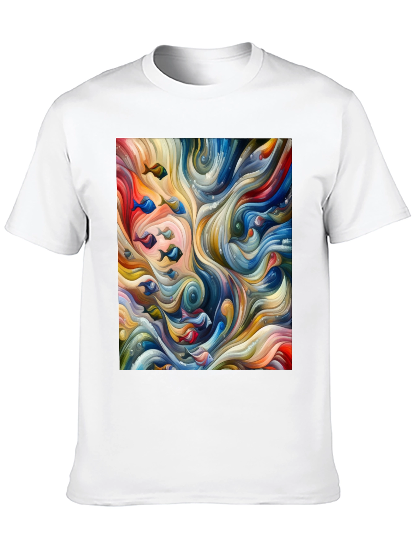 Abstract Fish Flow T-Shirt