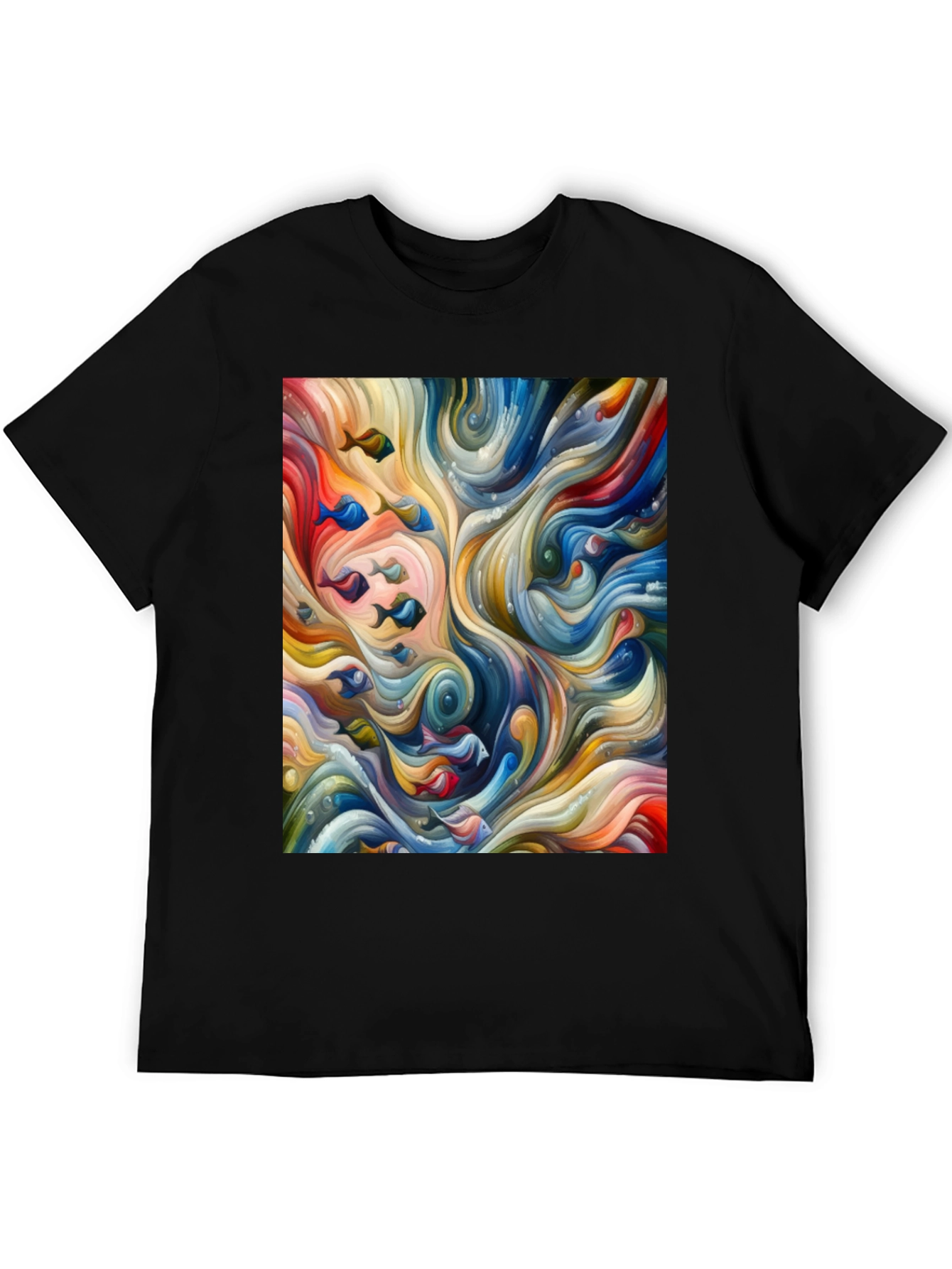 Abstract Fish Flow T-Shirt
