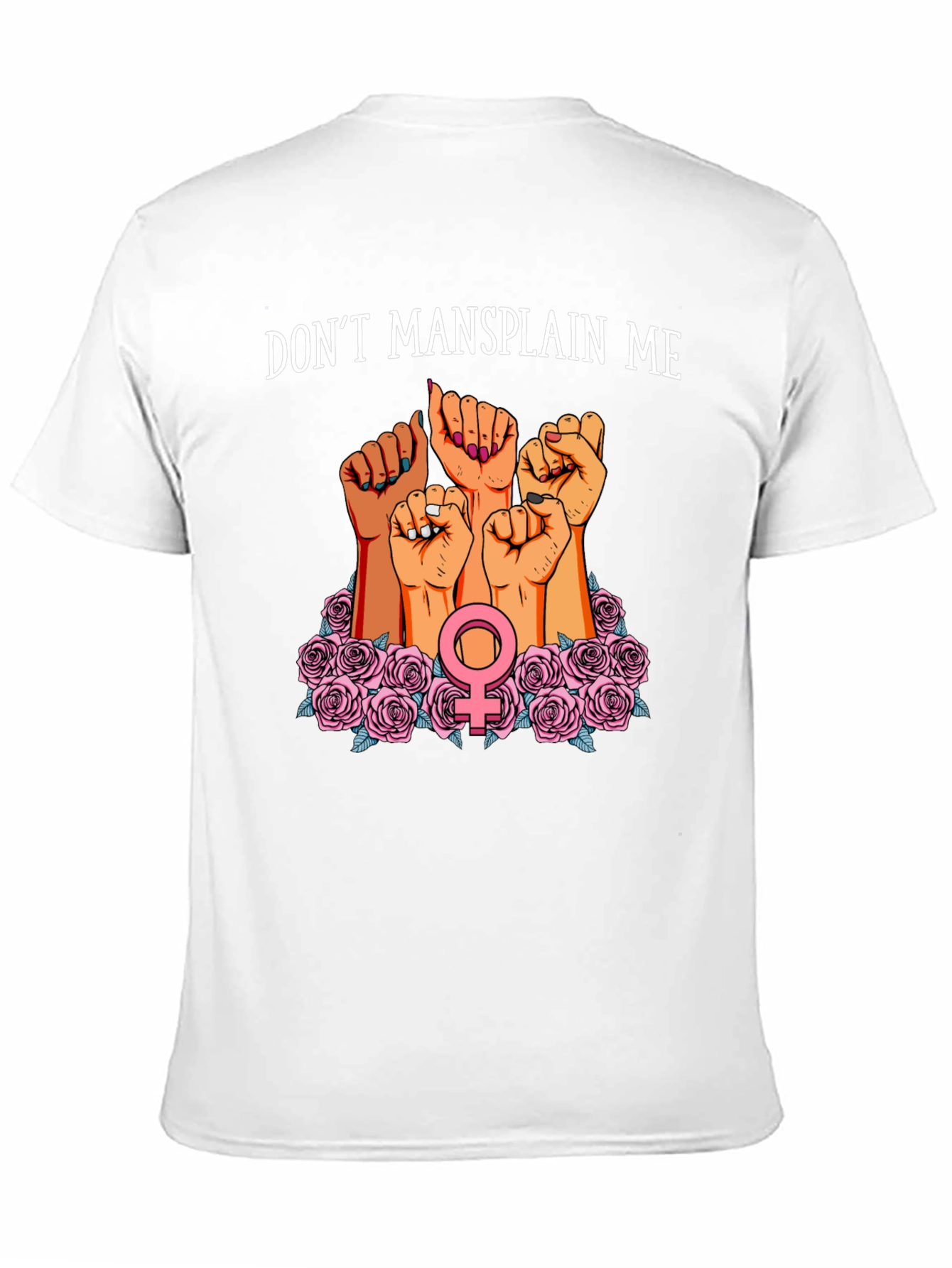 Feminist Dont Mansplain Me Graphic T-Shirt