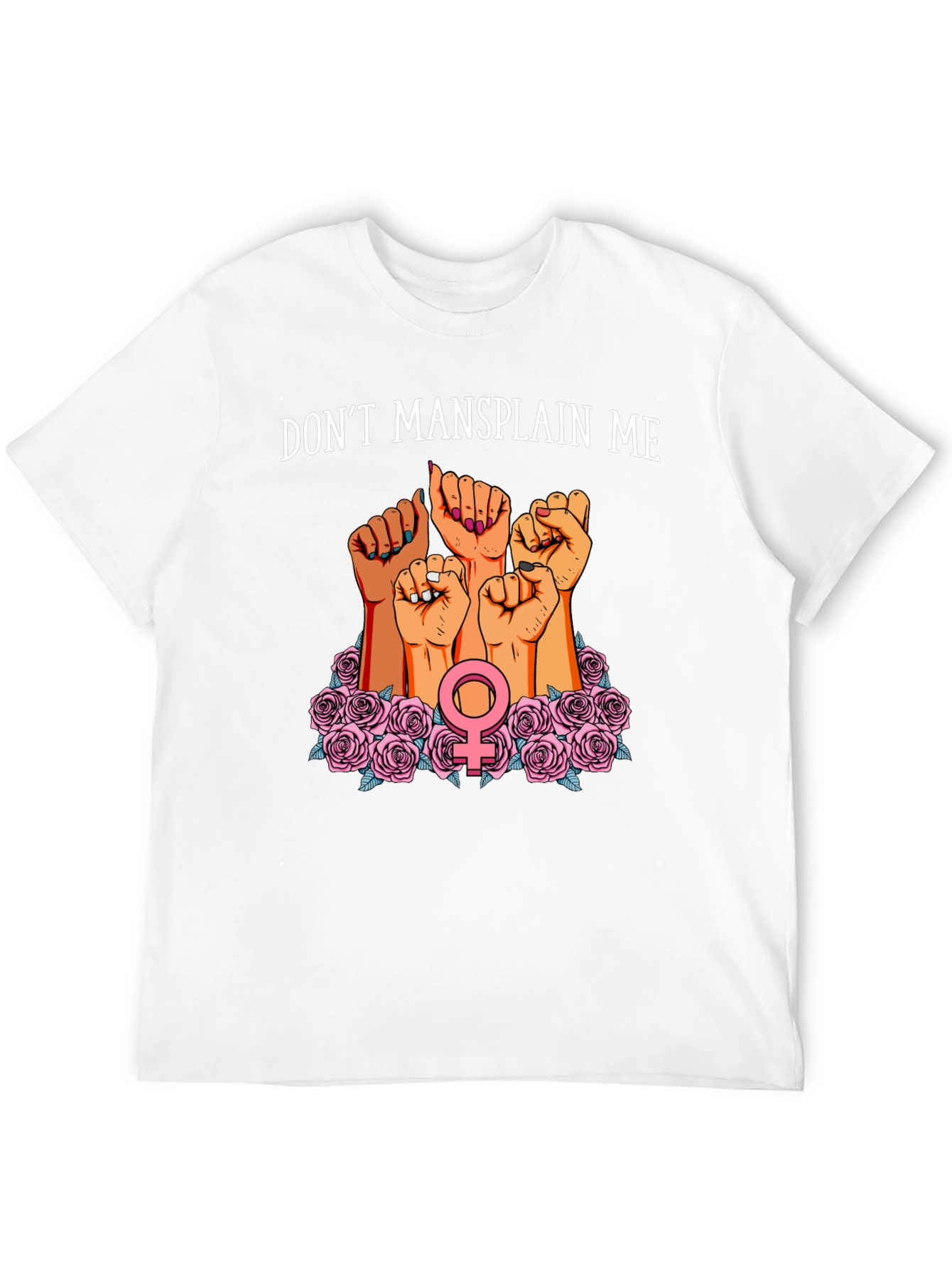 Feminist Dont Mansplain Me Graphic T-Shirt