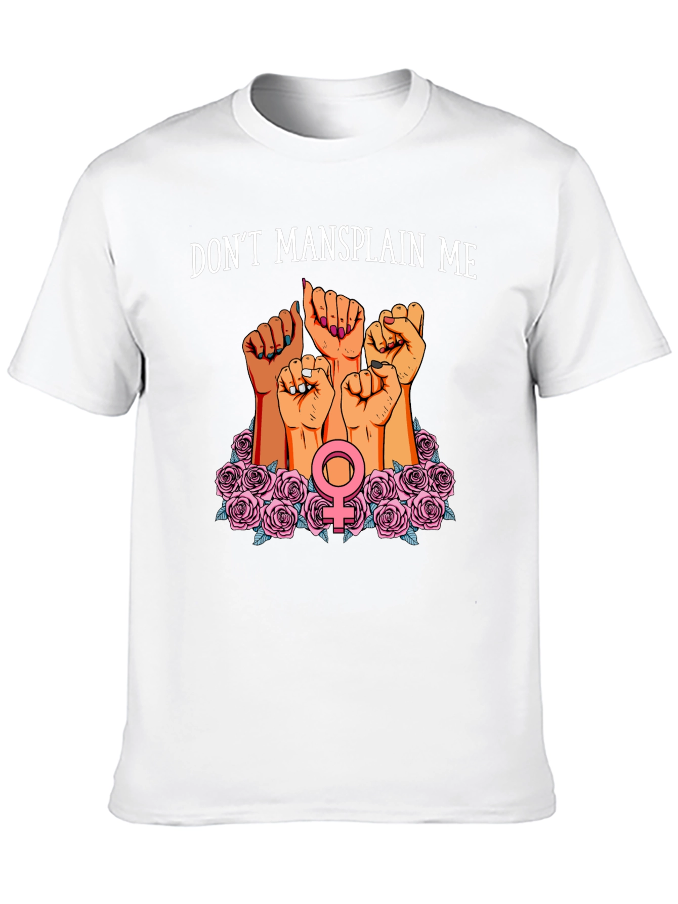 Feminist Dont Mansplain Me Graphic T-Shirt