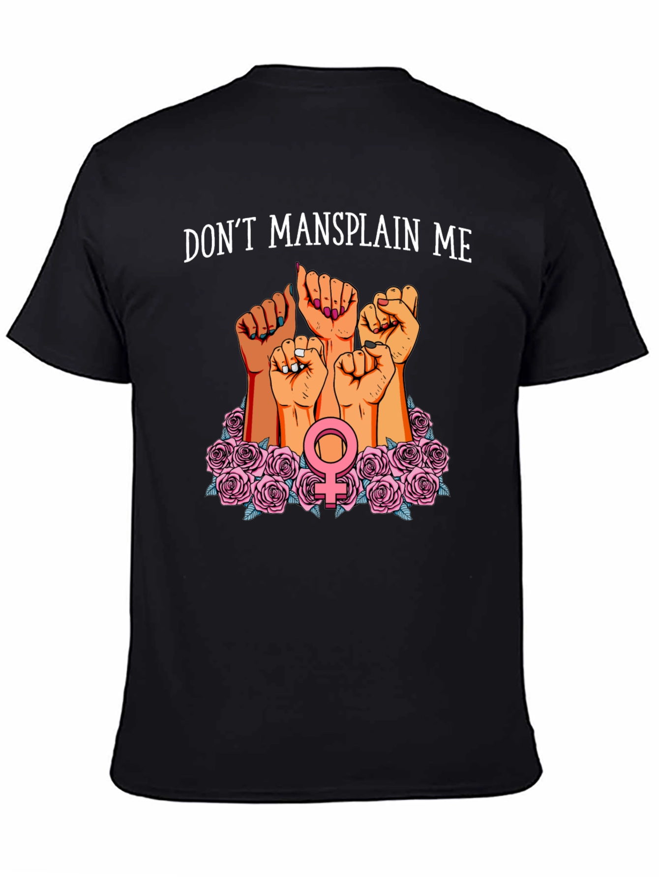 Feminist Dont Mansplain Me Graphic T-Shirt