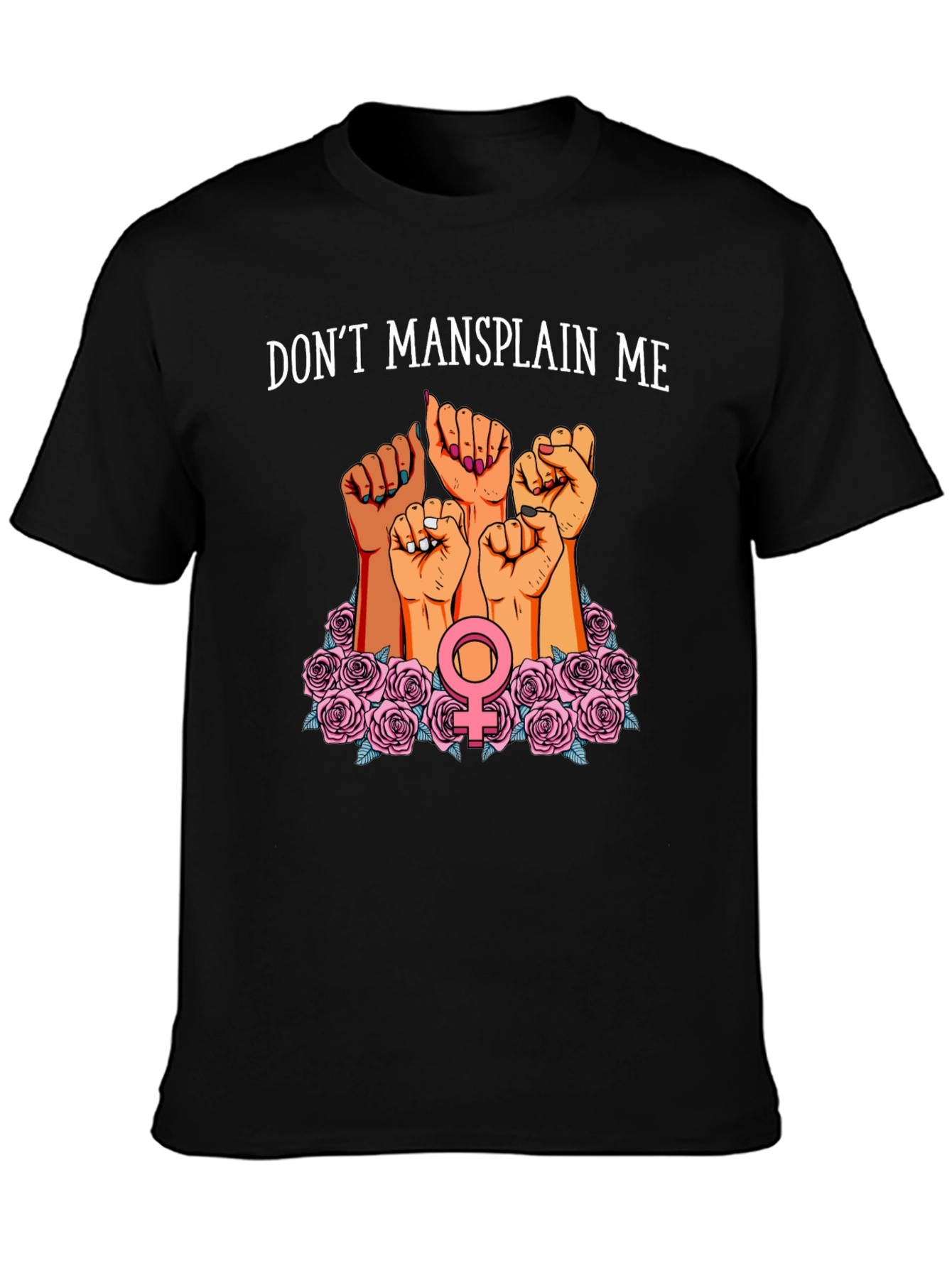 Feminist Dont Mansplain Me Graphic T-Shirt