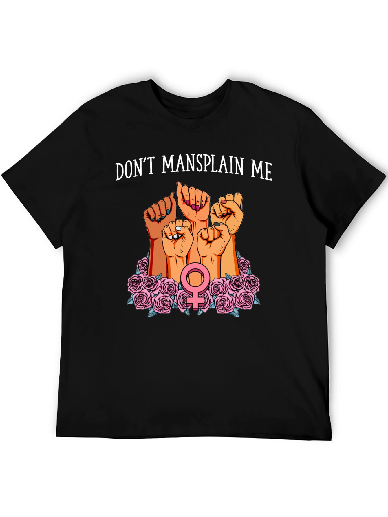 Feminist Dont Mansplain Me Graphic T-Shirt