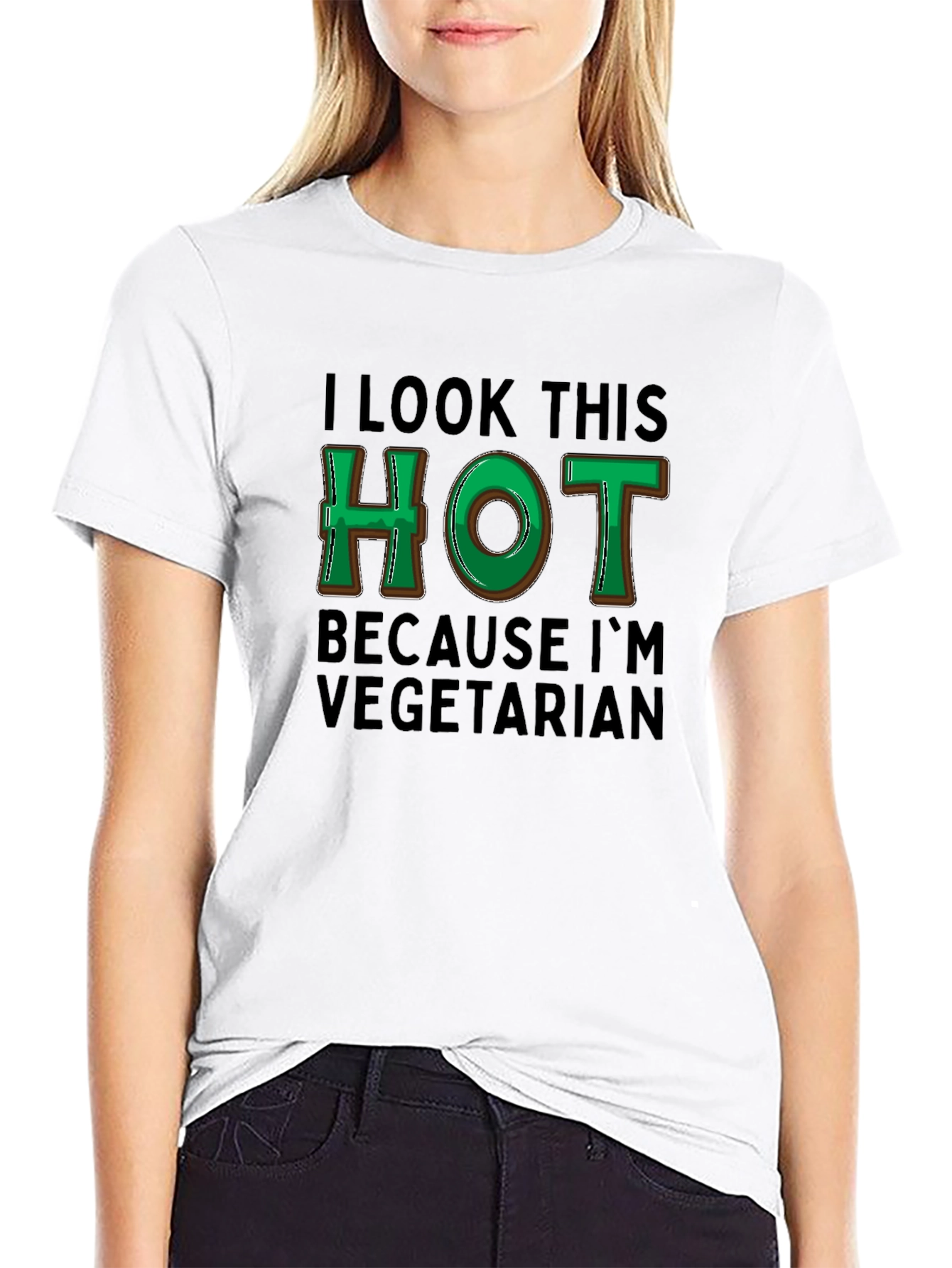 I Look This Hot Vegetarian T-Shirt