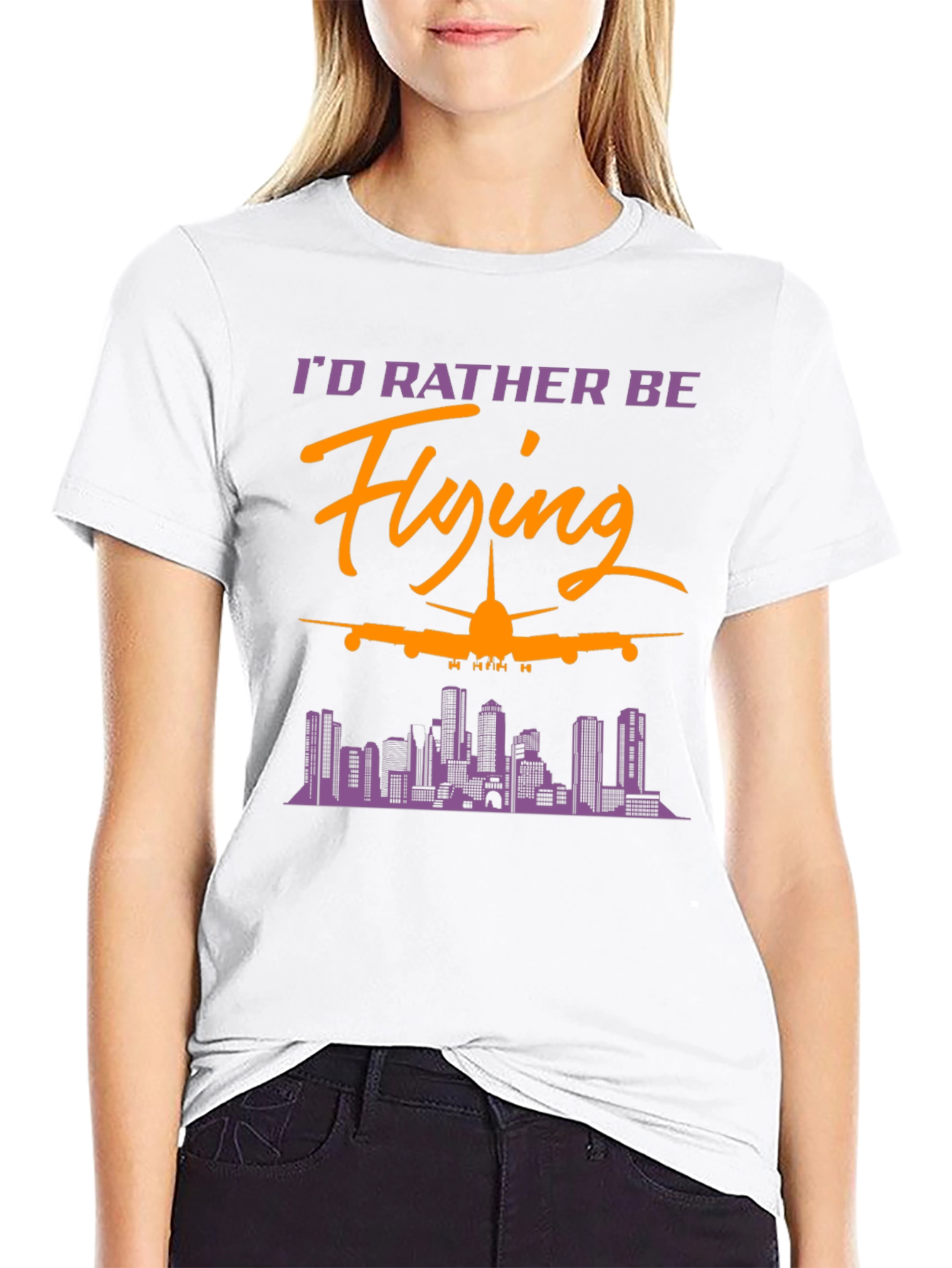 Id Rather Be Flying Graphic T-Shirt