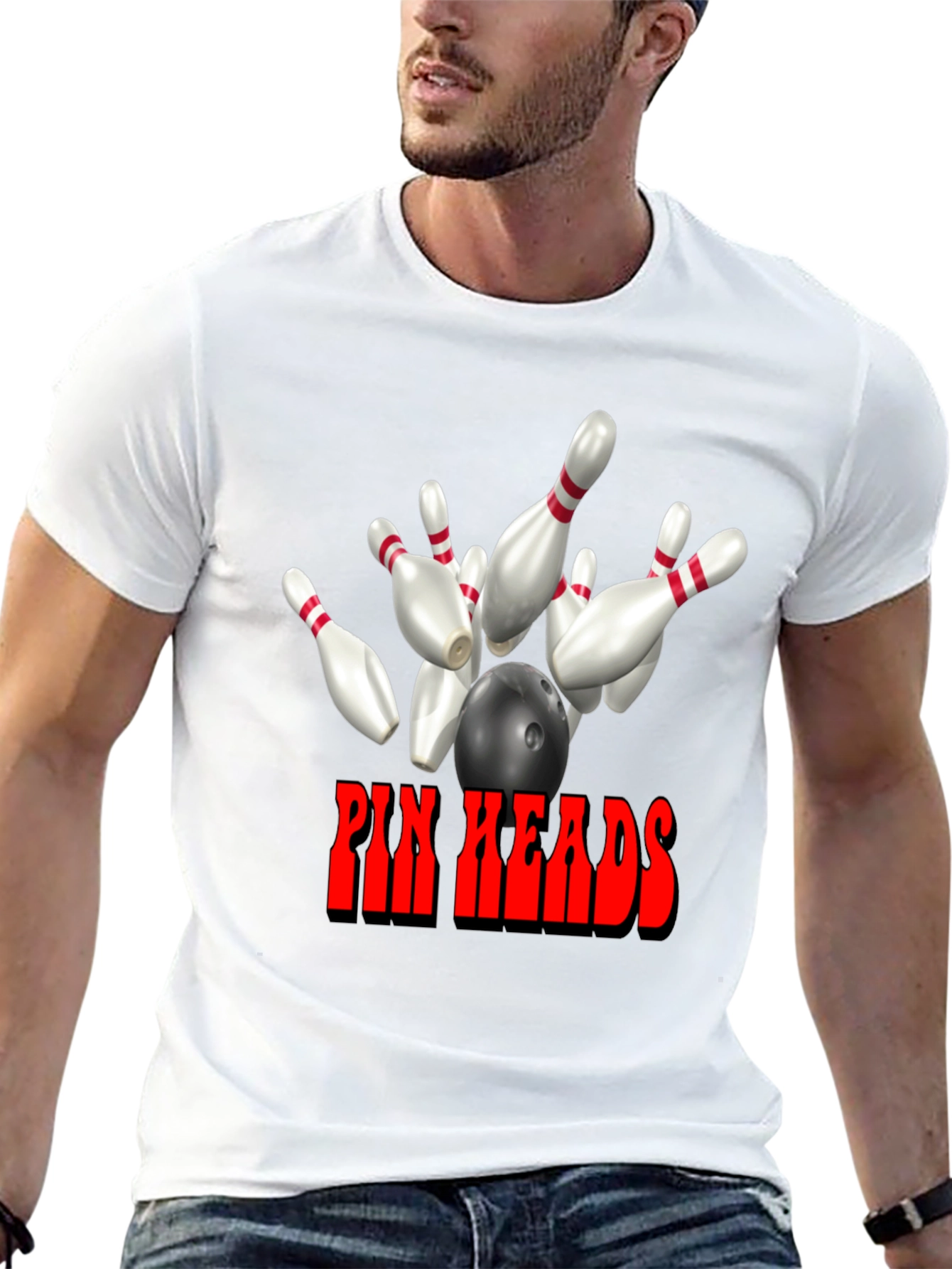 Pin Heads Bowling T-Shirt - Strike Edition