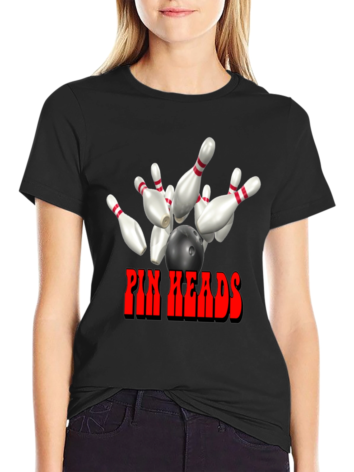 Pin Heads Bowling T-Shirt - Strike Edition
