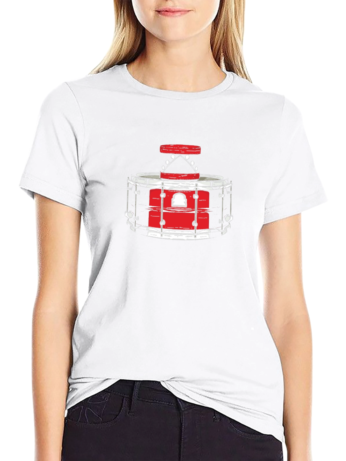Drum Graphic T-Shirt - Musician Style