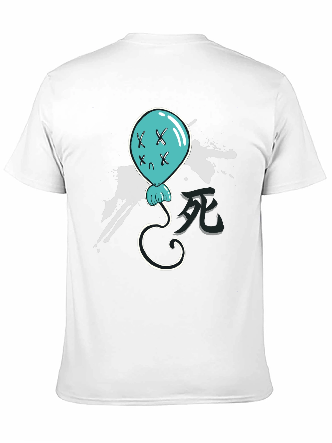 Creepy Cute Balloon T-Shirt - Black