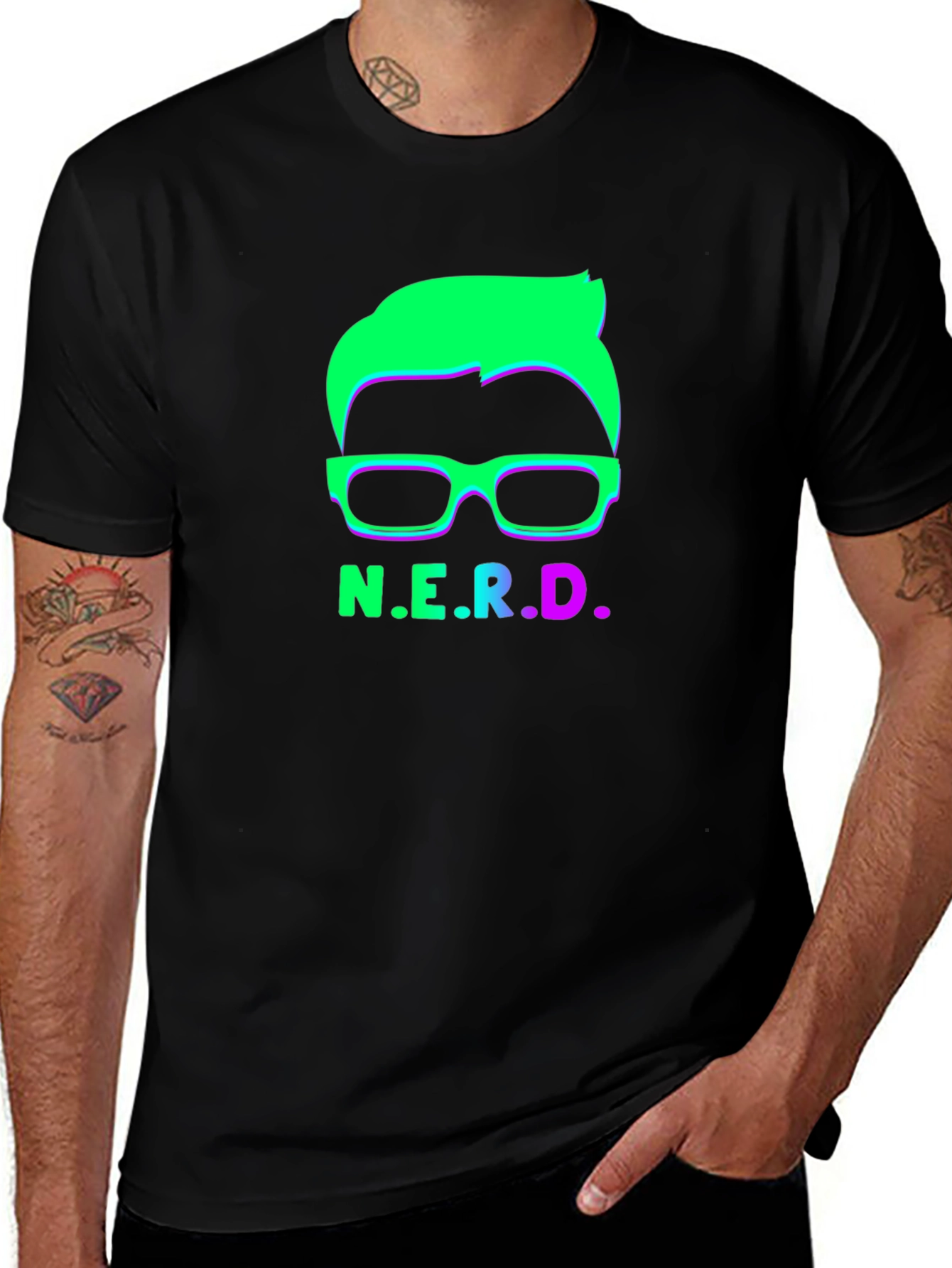 Nerd Graphic T-Shirt - Fun Geeky Style