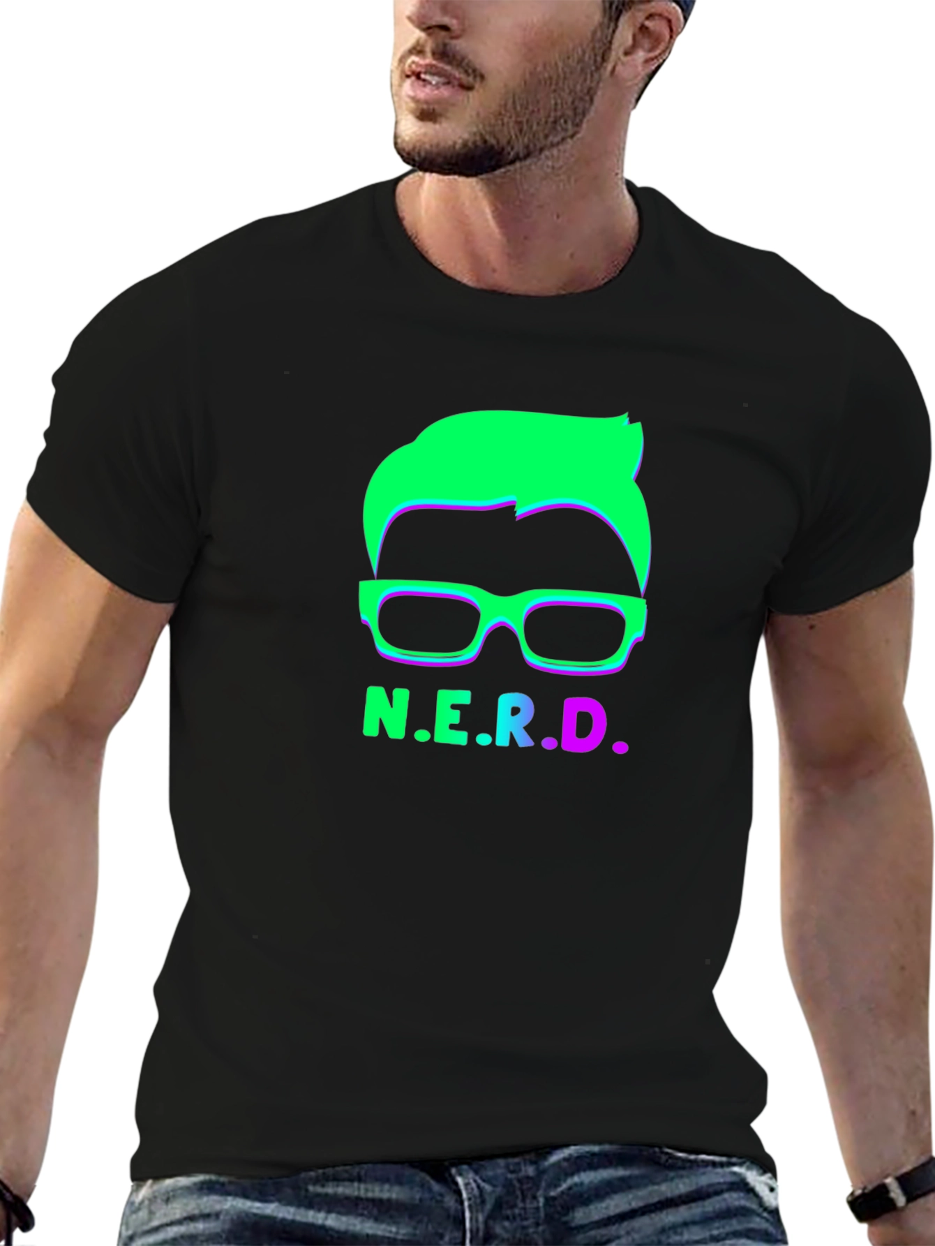 Nerd Graphic T-Shirt - Fun Geeky Style