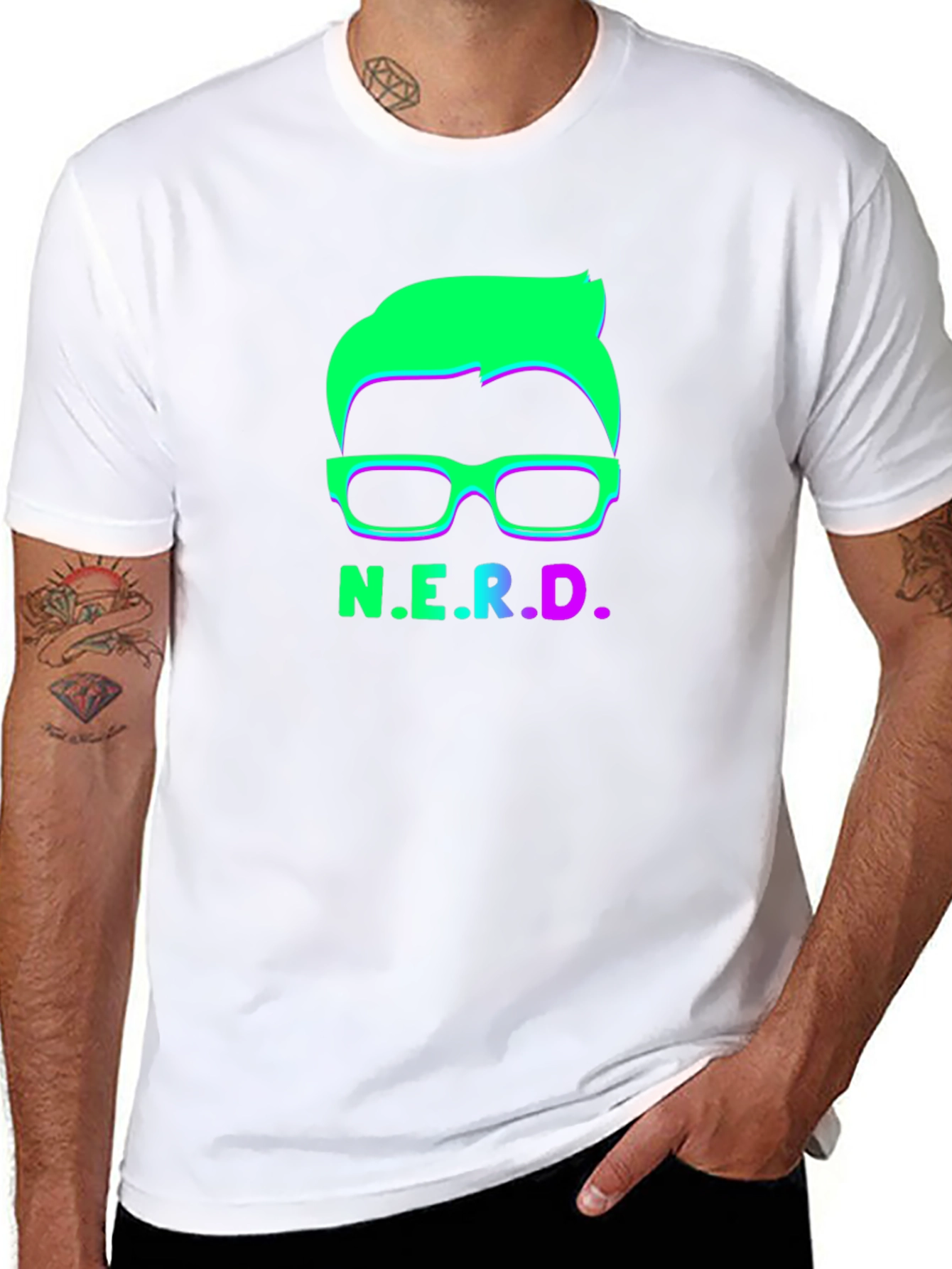 Nerd Graphic T-Shirt - Fun Geeky Style