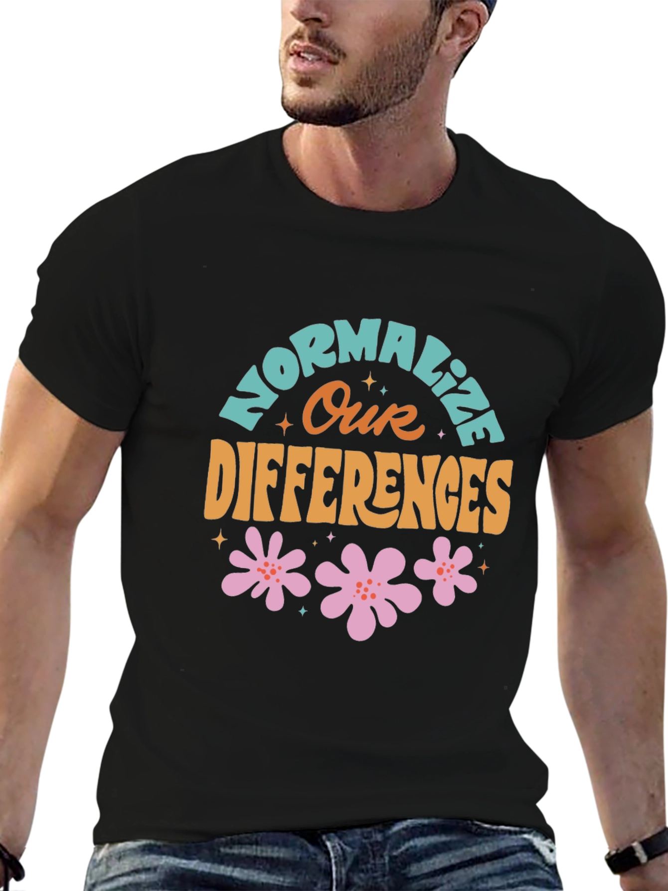 Normalize Our Differences Graphic Tee
