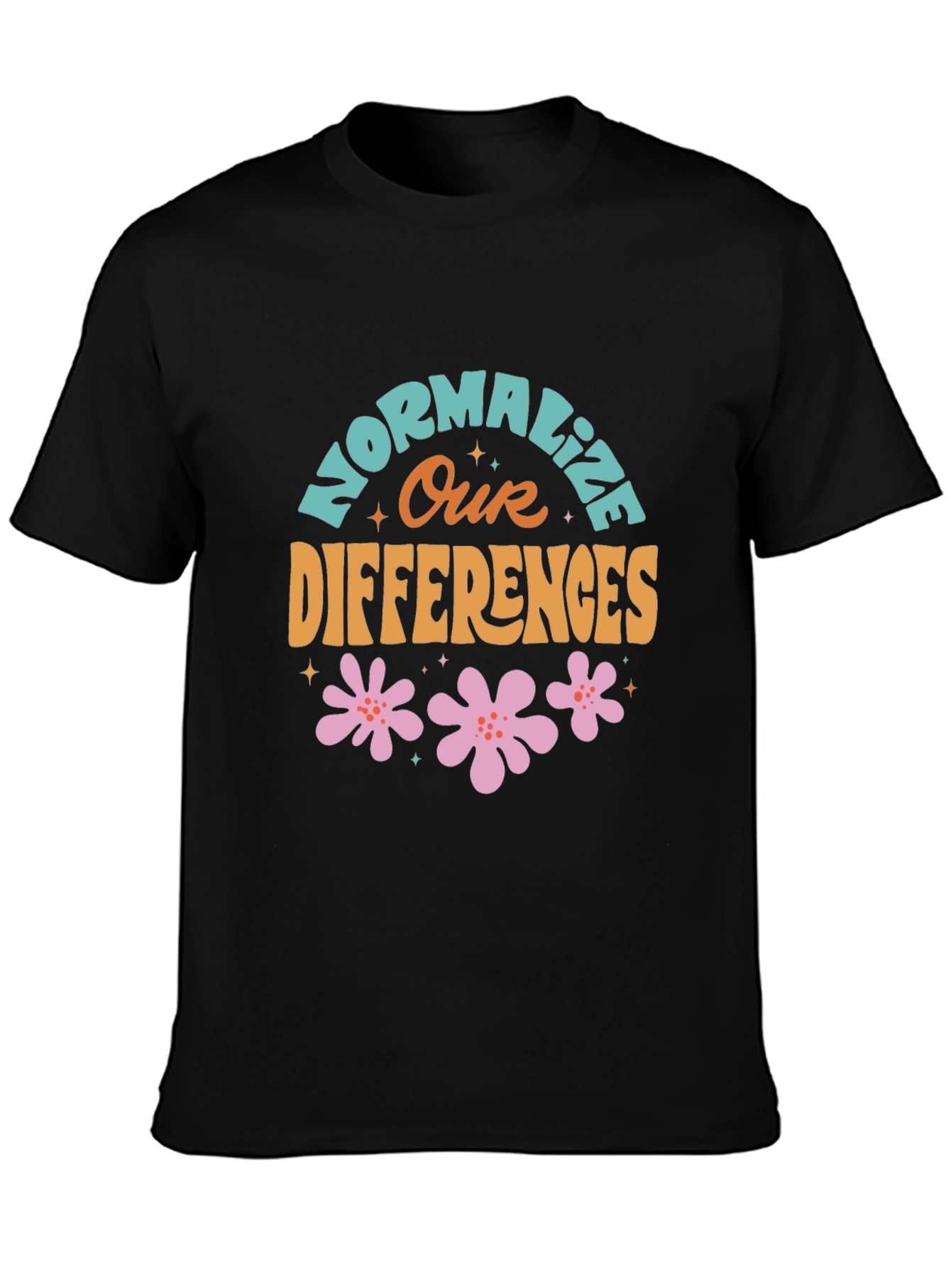 Normalize Our Differences Graphic Tee