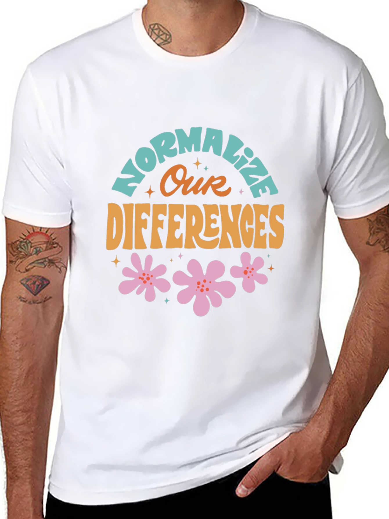 Normalize Our Differences Graphic Tee