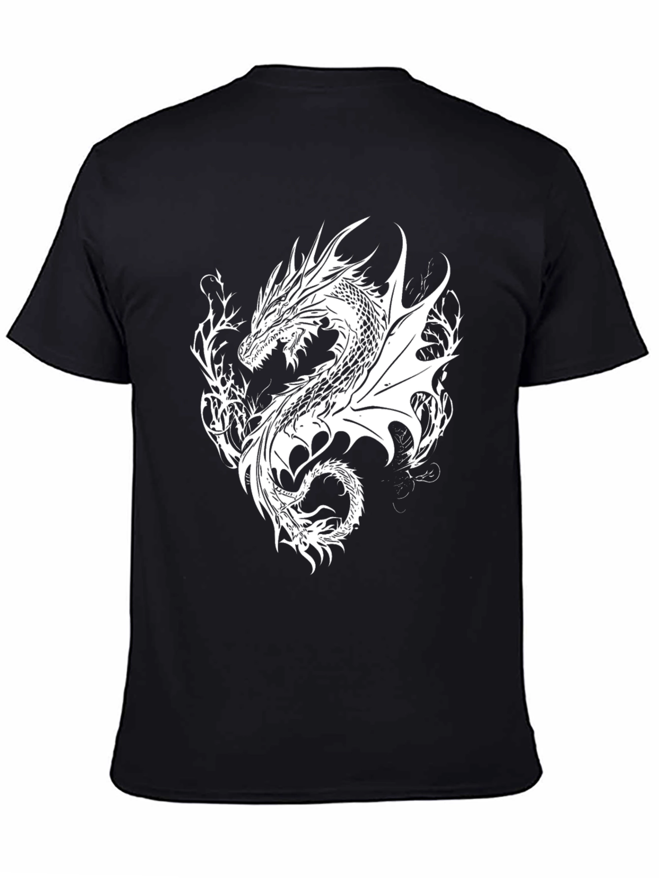 Dragon Graphic T-Shirt - Black
