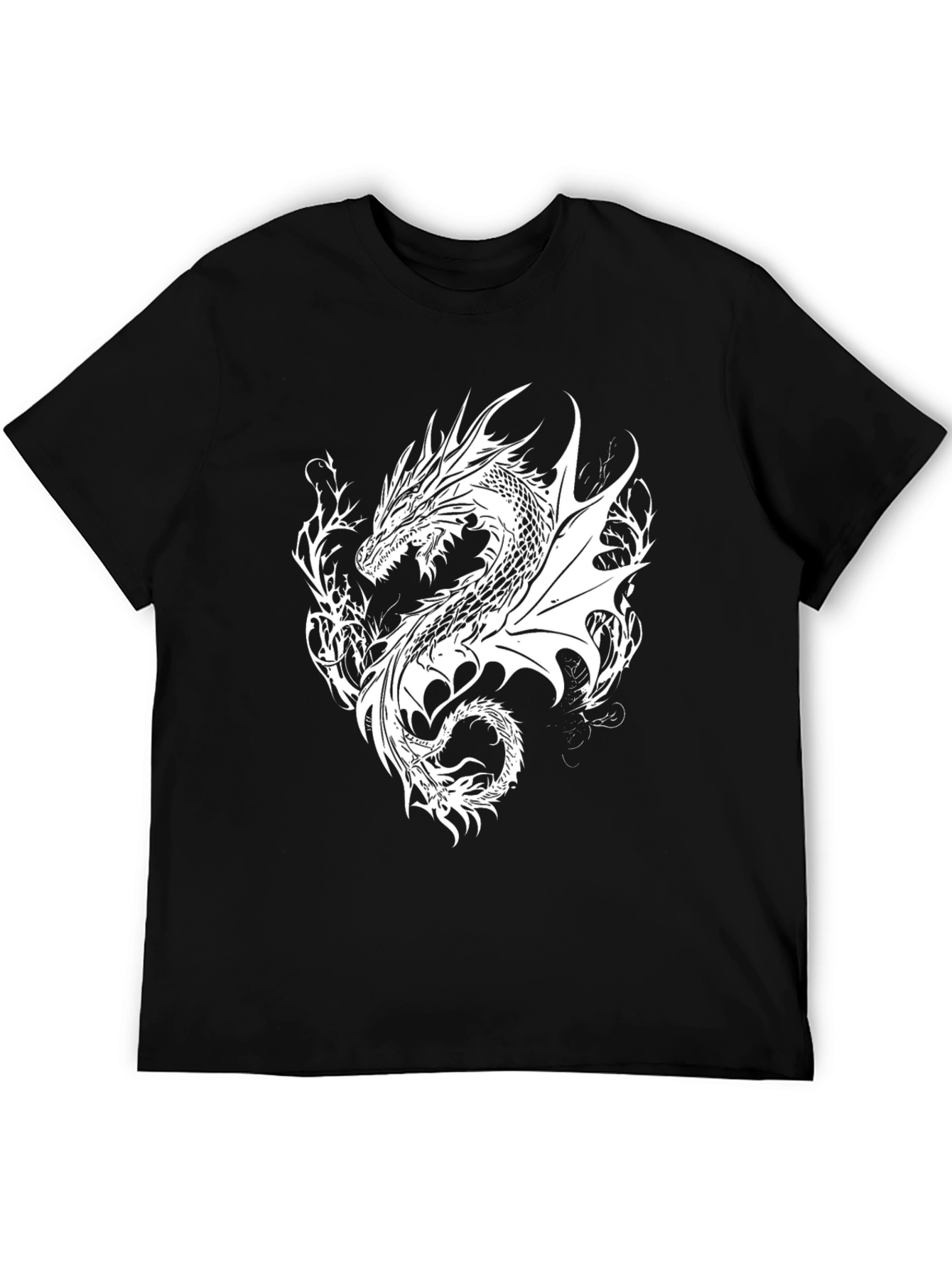 Dragon Graphic T-Shirt - Black
