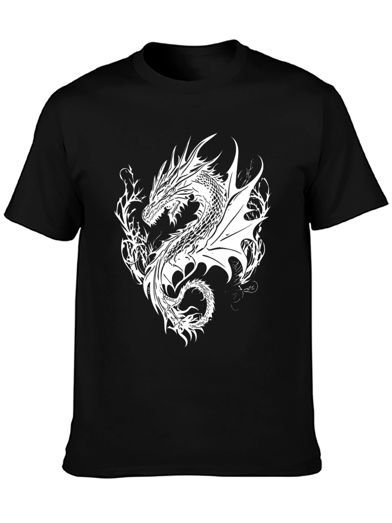 Dragon Graphic T-Shirt - Black