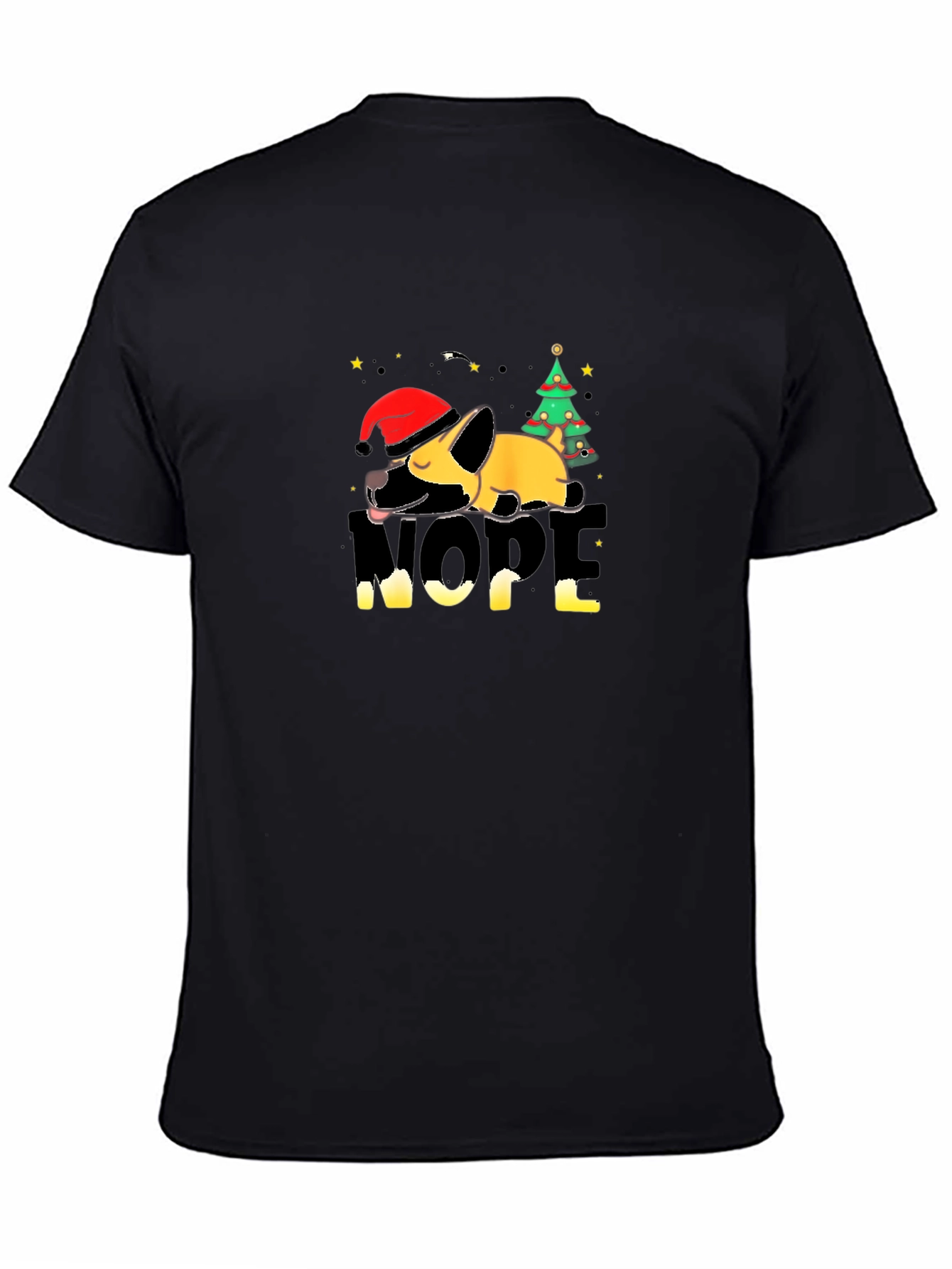 Nope Christmas Dog T-Shirt