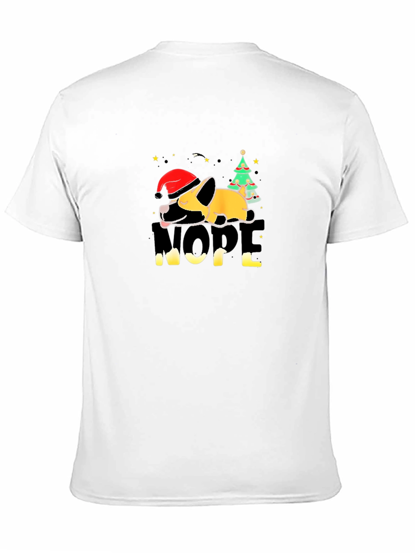 Nope Christmas Dog T-Shirt