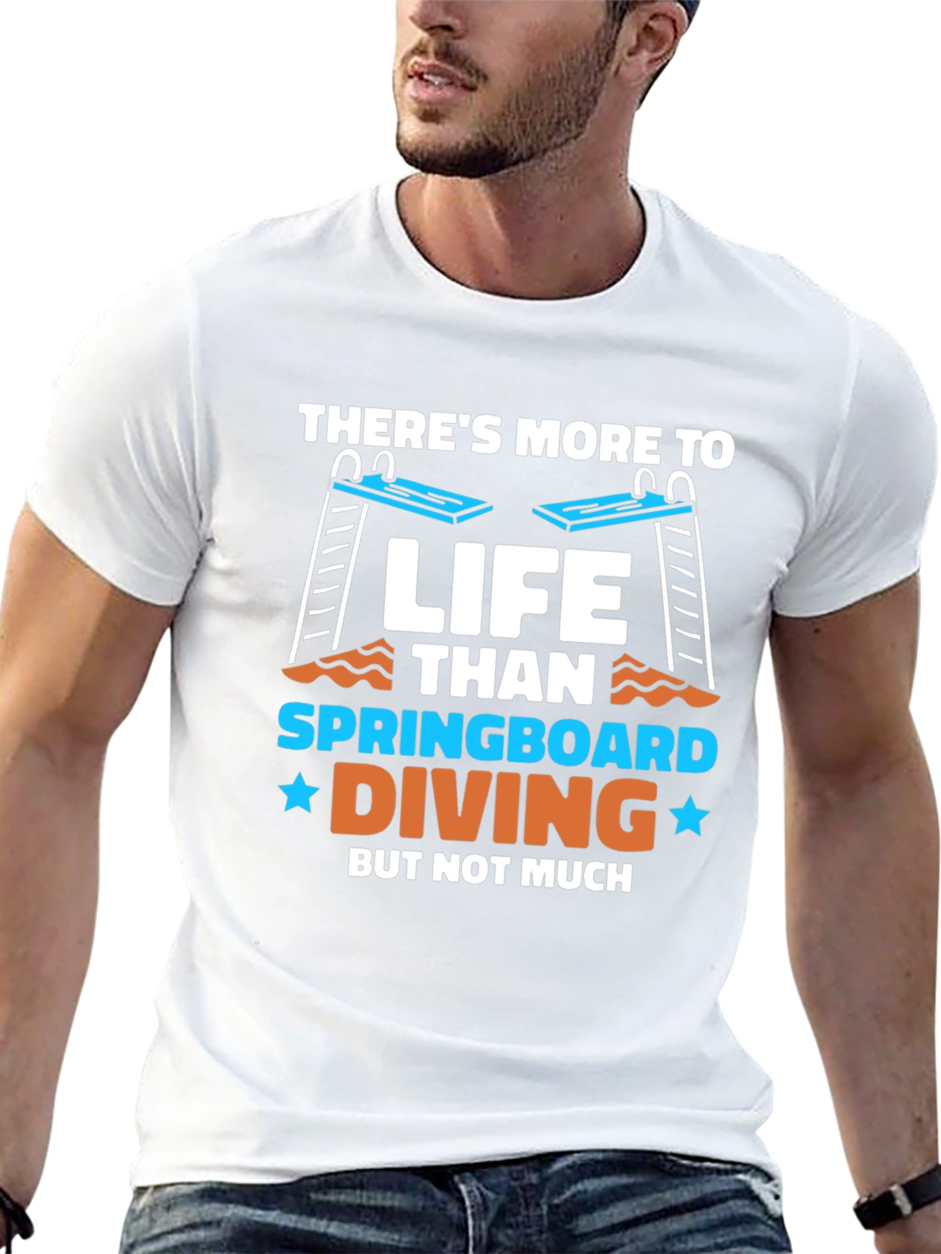 Springboard Diving Graphic T-Shirt
