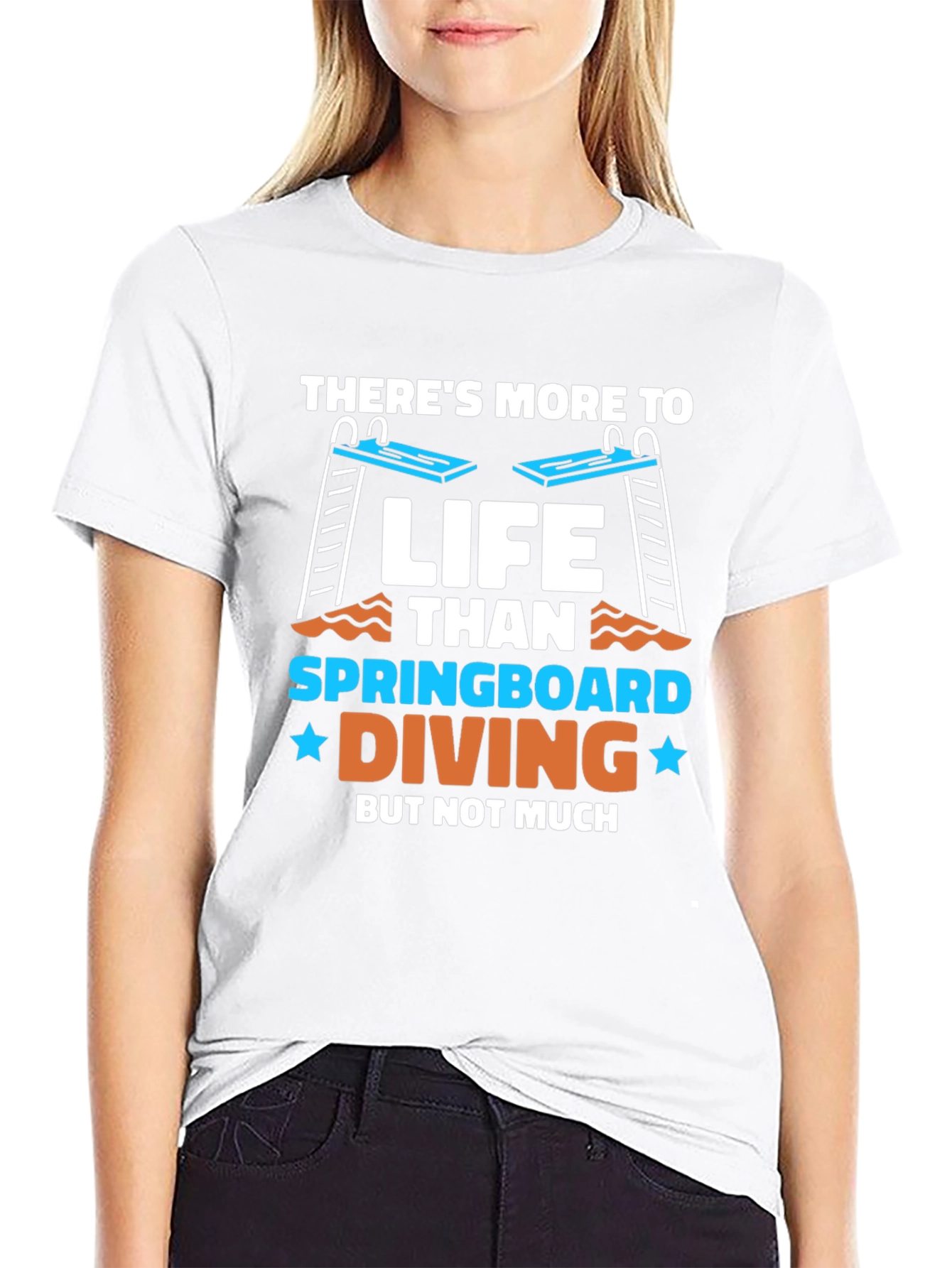 Springboard Diving Graphic T-Shirt