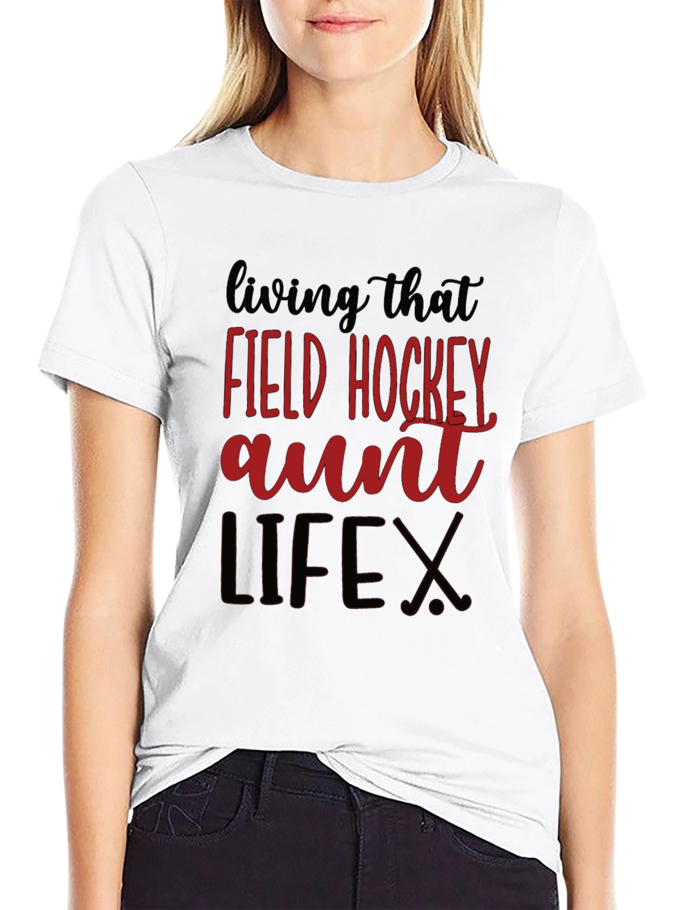 Field Hockey Aunt Life T-Shirt