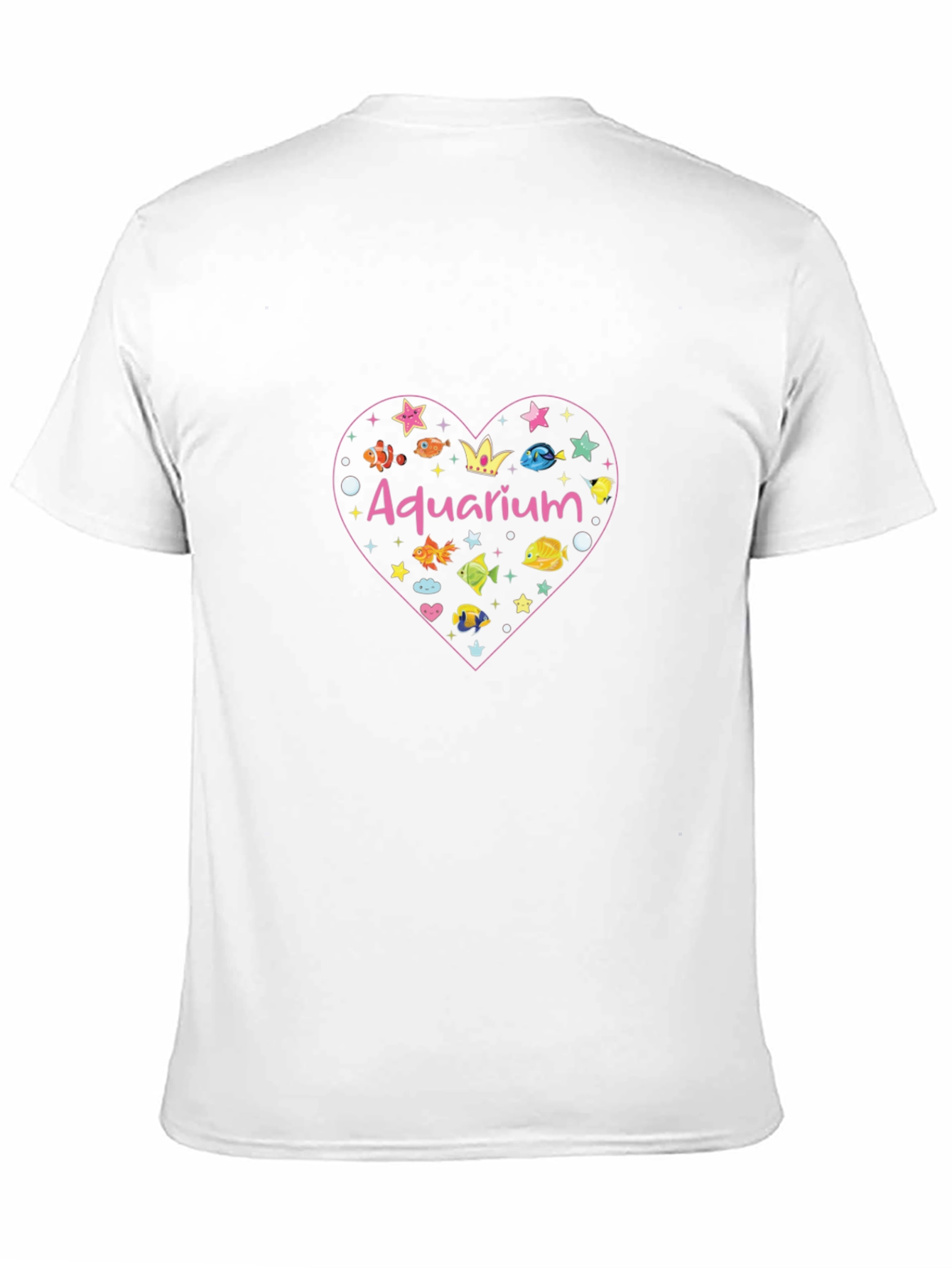 Aquarium Fish Heart Graphic Tee