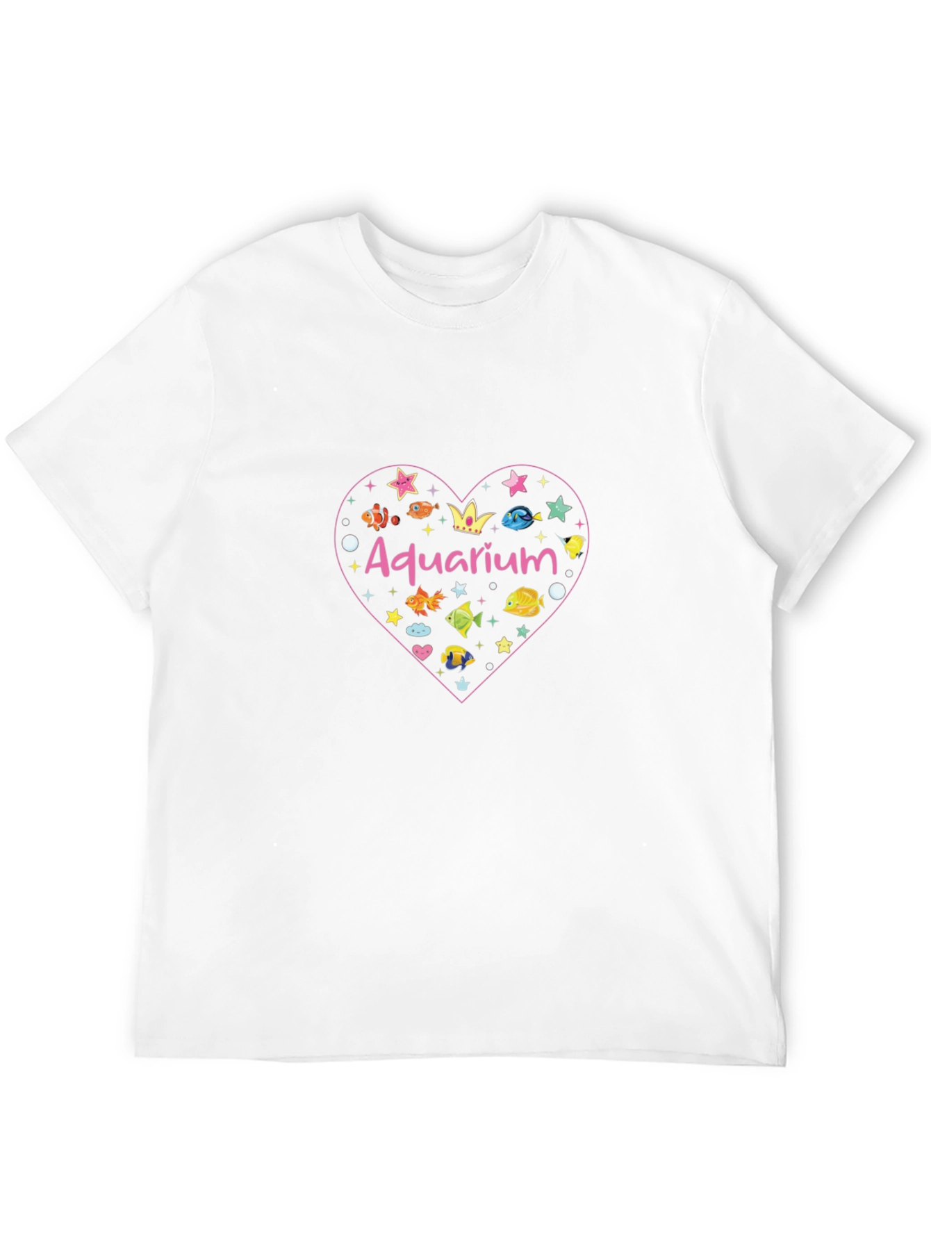 Aquarium Fish Heart Graphic Tee