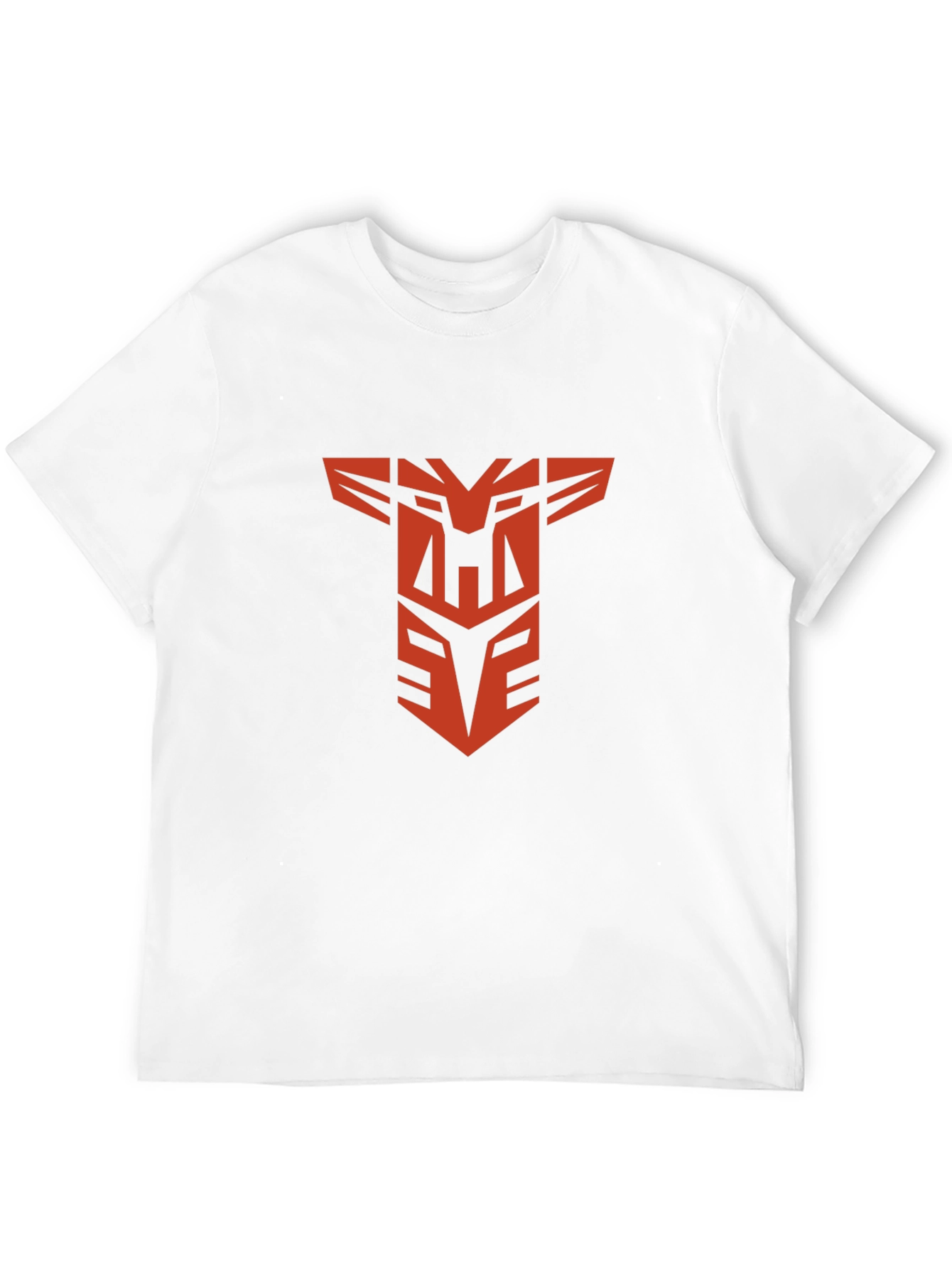 Red Robot Logo Black T-Shirt