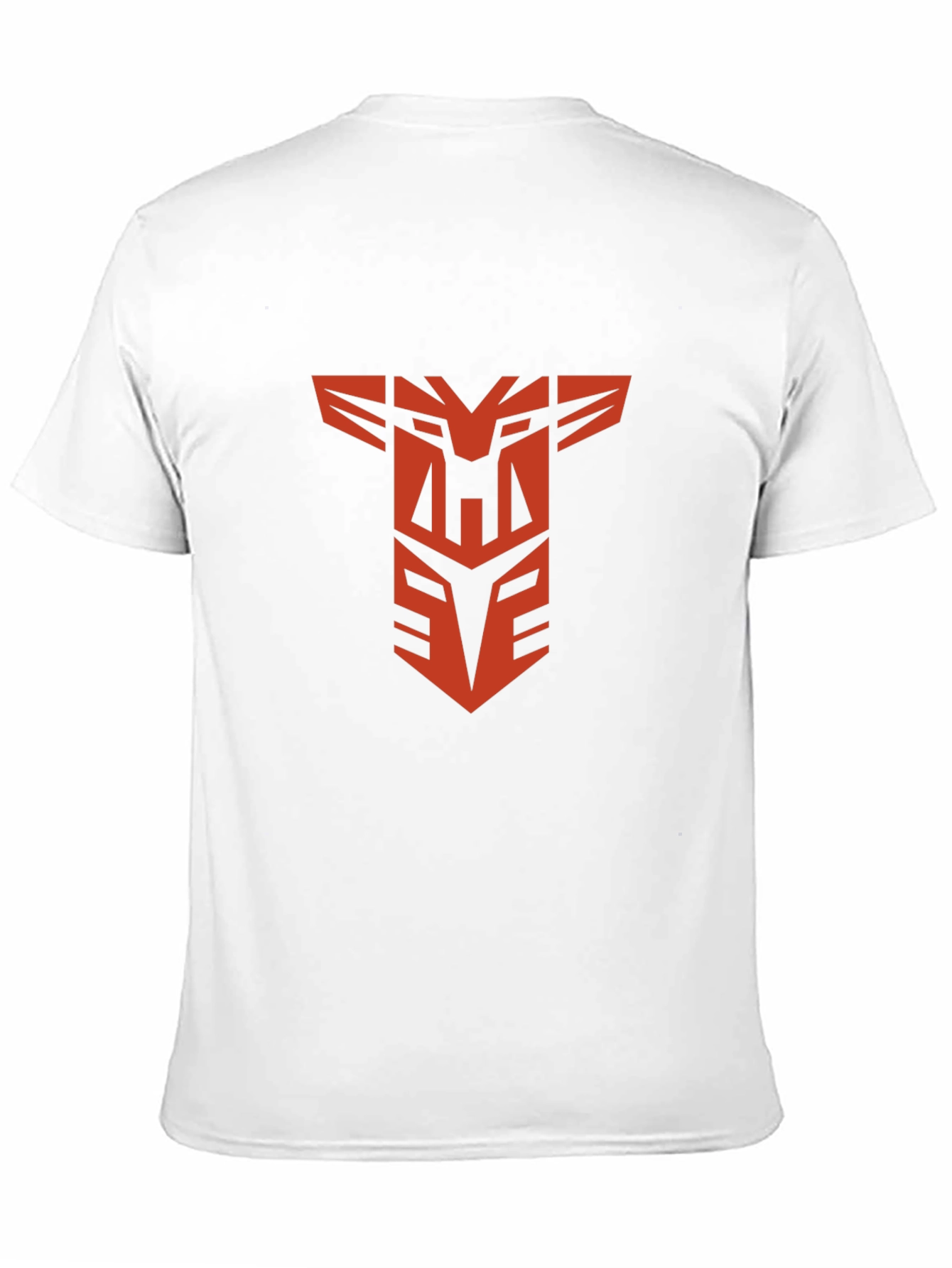 Red Robot Logo Black T-Shirt