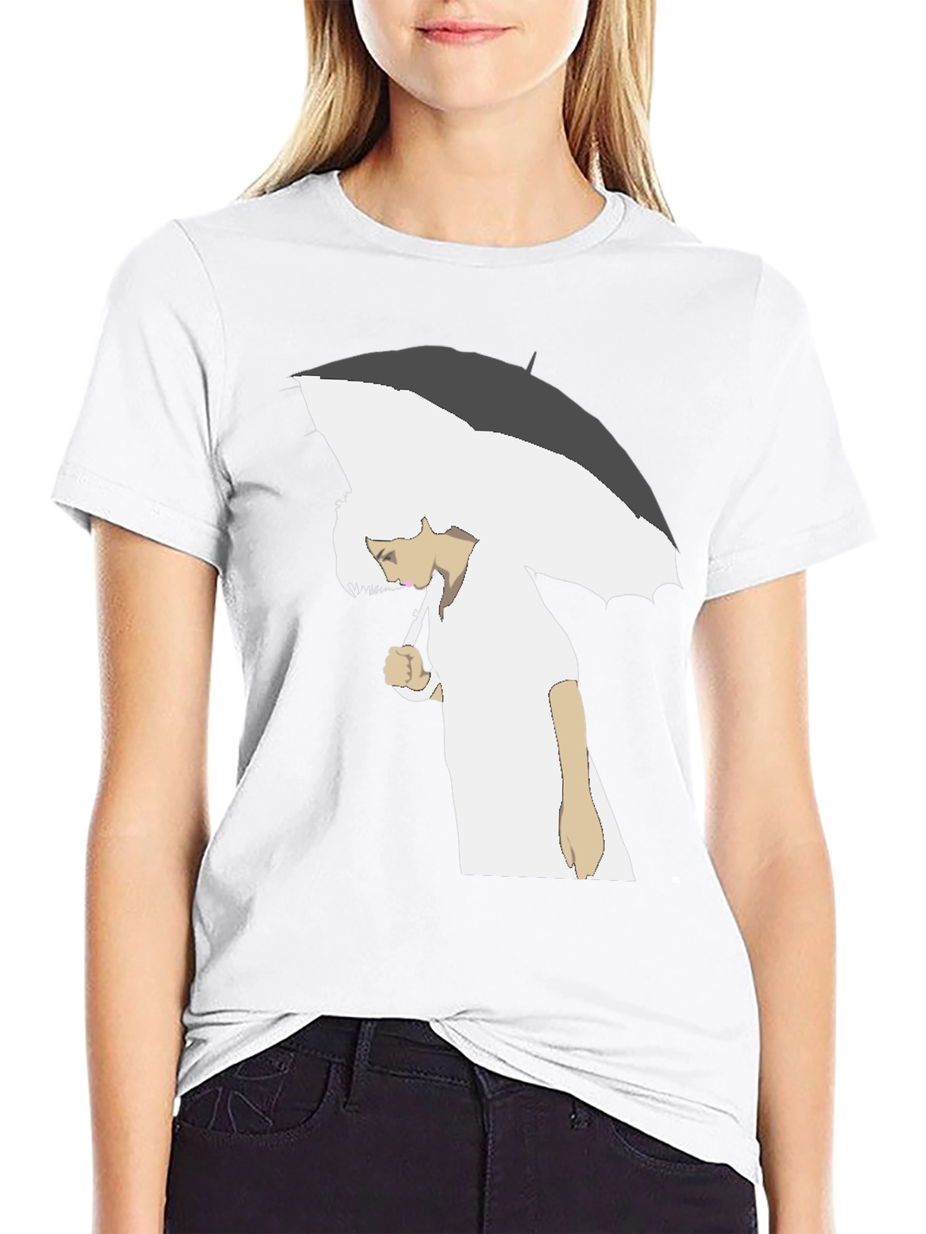 Umbrella Graphic T-Shirt - Stylish Comfort