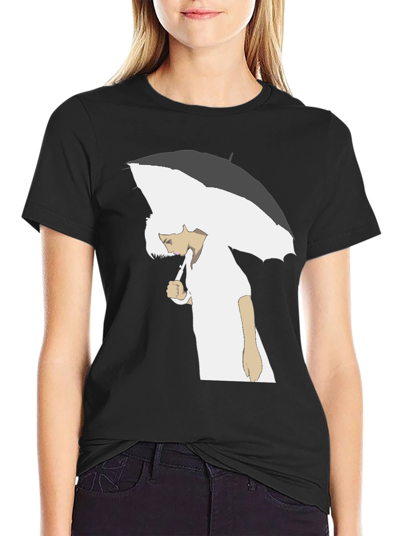Umbrella Graphic T-Shirt - Stylish Comfort