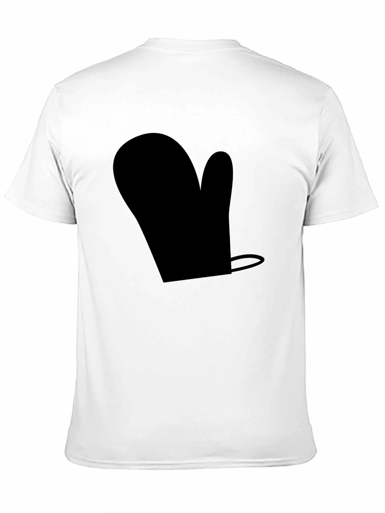 Novelty Black Oven Mitt T-Shirt - Quirky Casual Wear