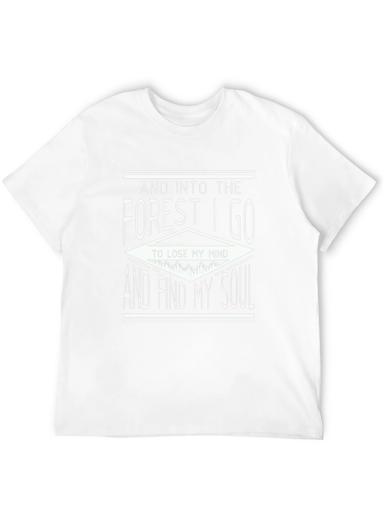 Forest Mind & Soul Black Graphic Tee