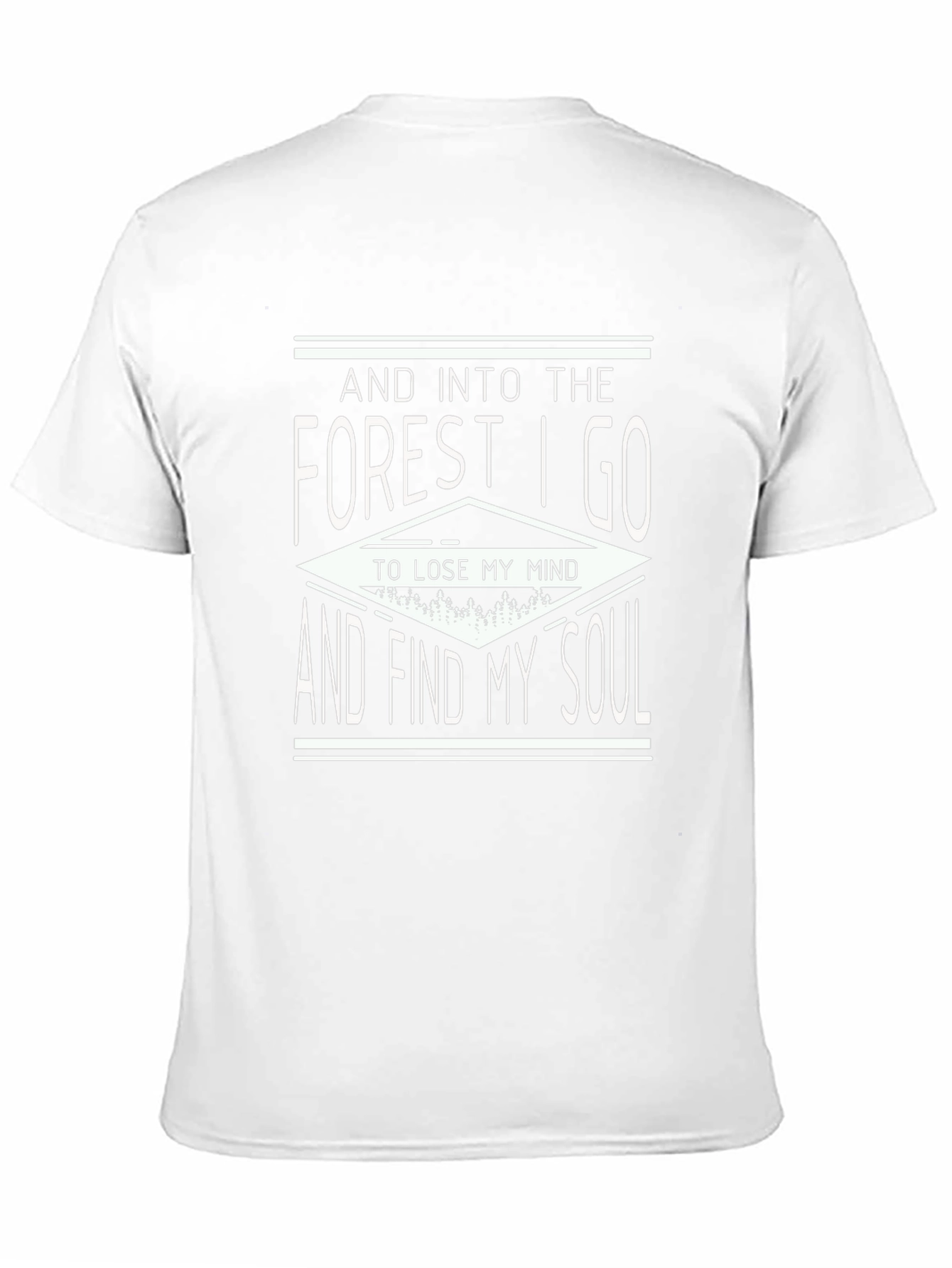 Forest Mind & Soul Black Graphic Tee