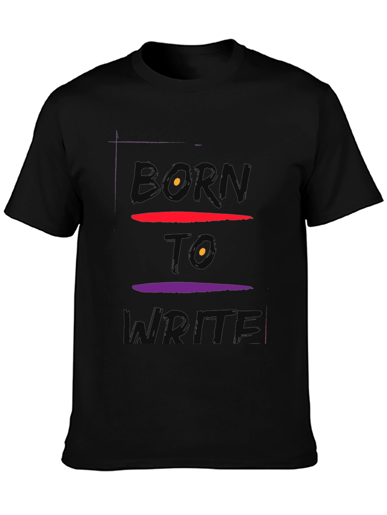 Born To Write Graphic Tee - Soft Cotton
