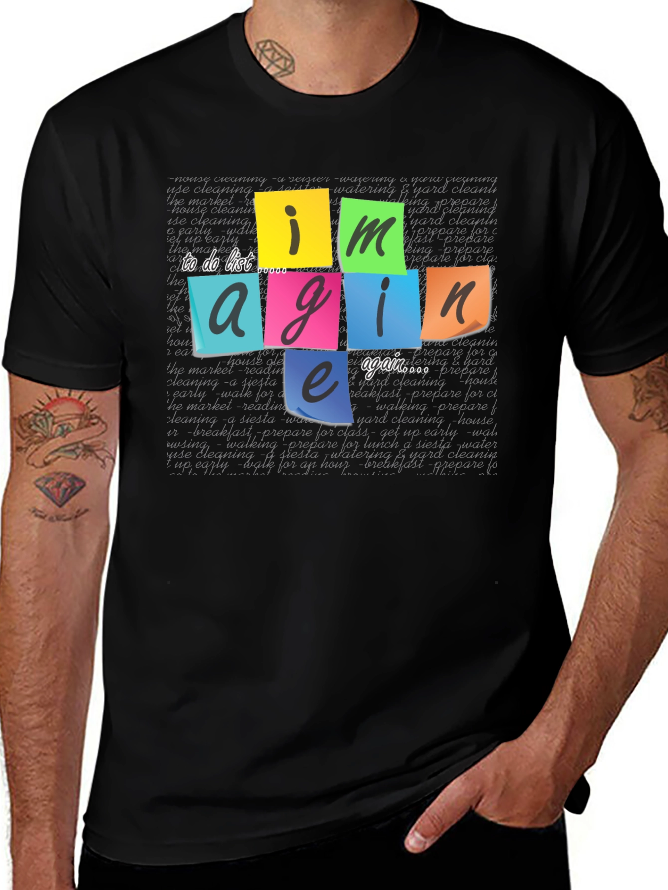 Imagine Again To-Do List T-Shirt